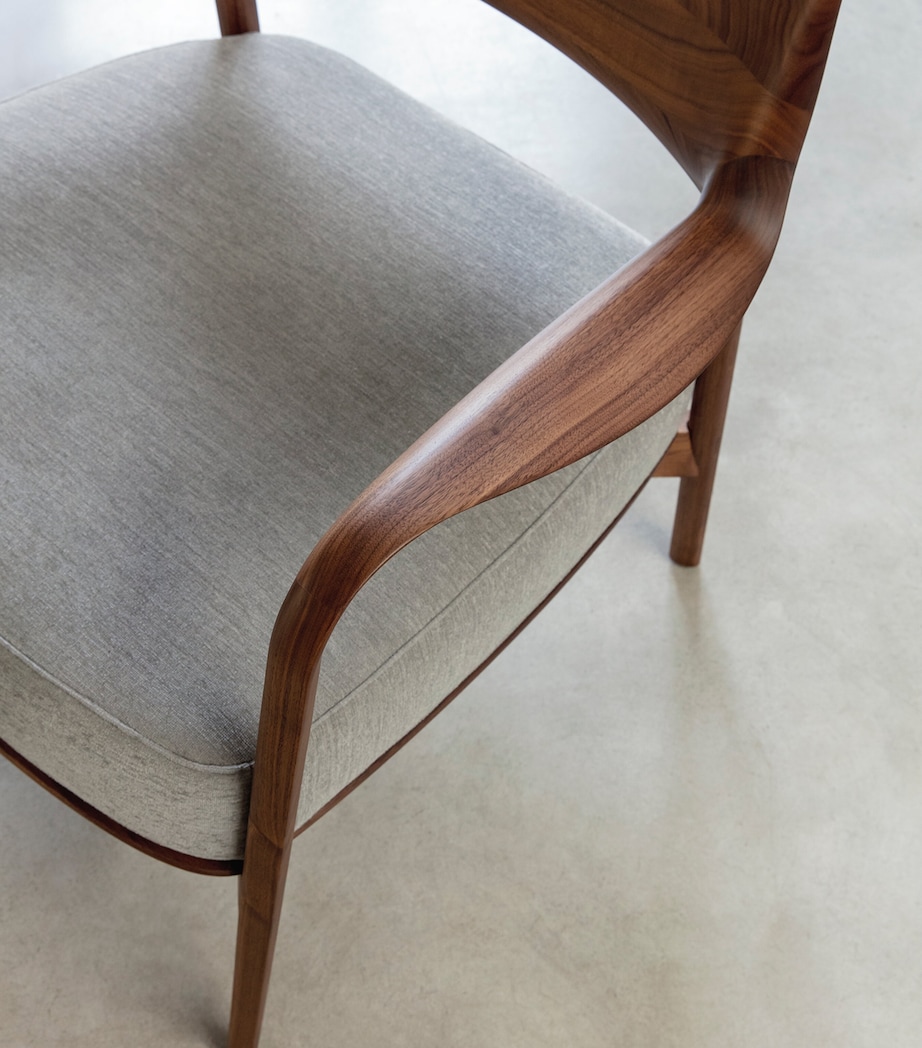 Walnut Louis Armchair WALNUT Image 4