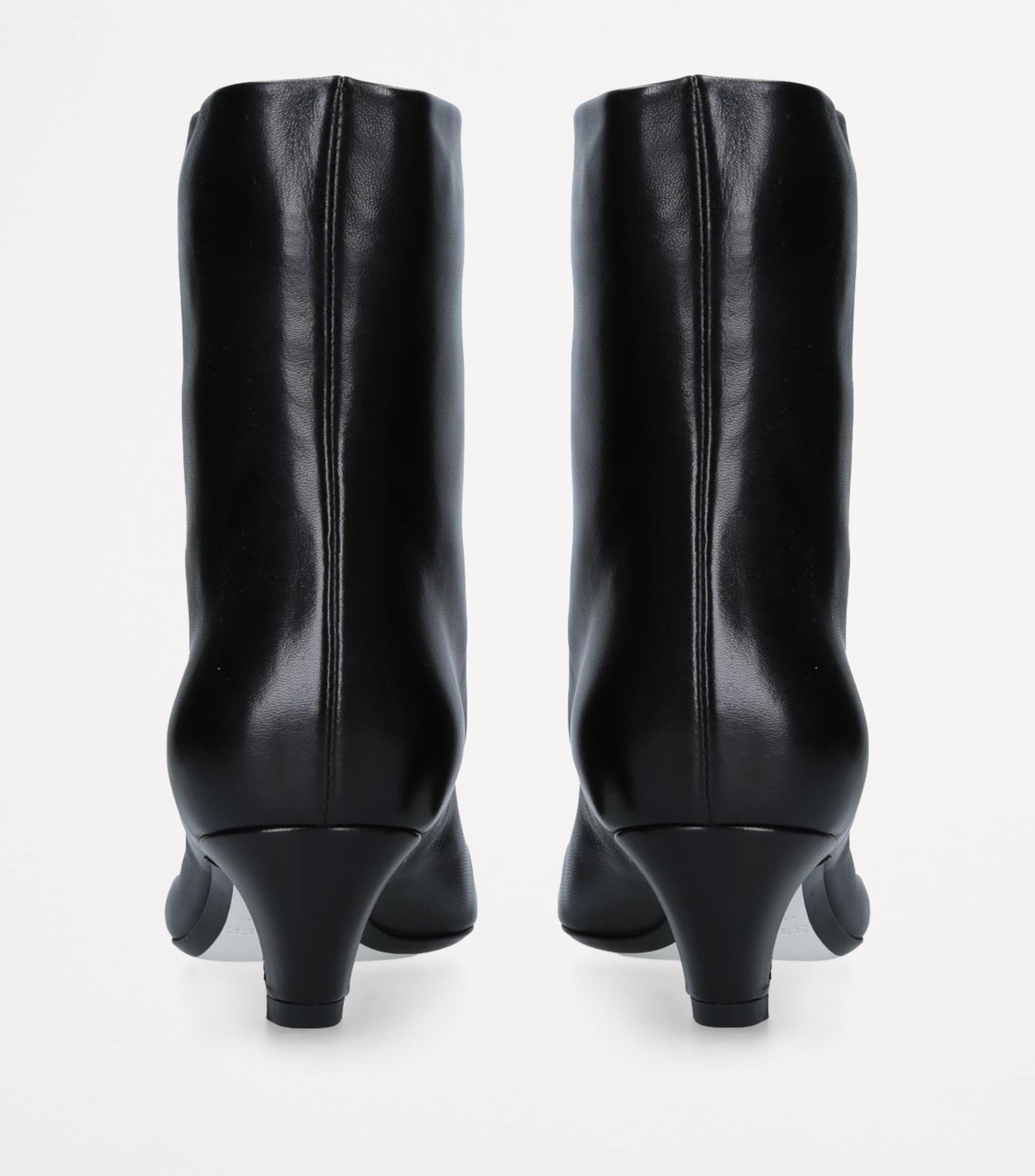 Leather Arizona Heeled Ankle Boots 50 BLACK Image 3