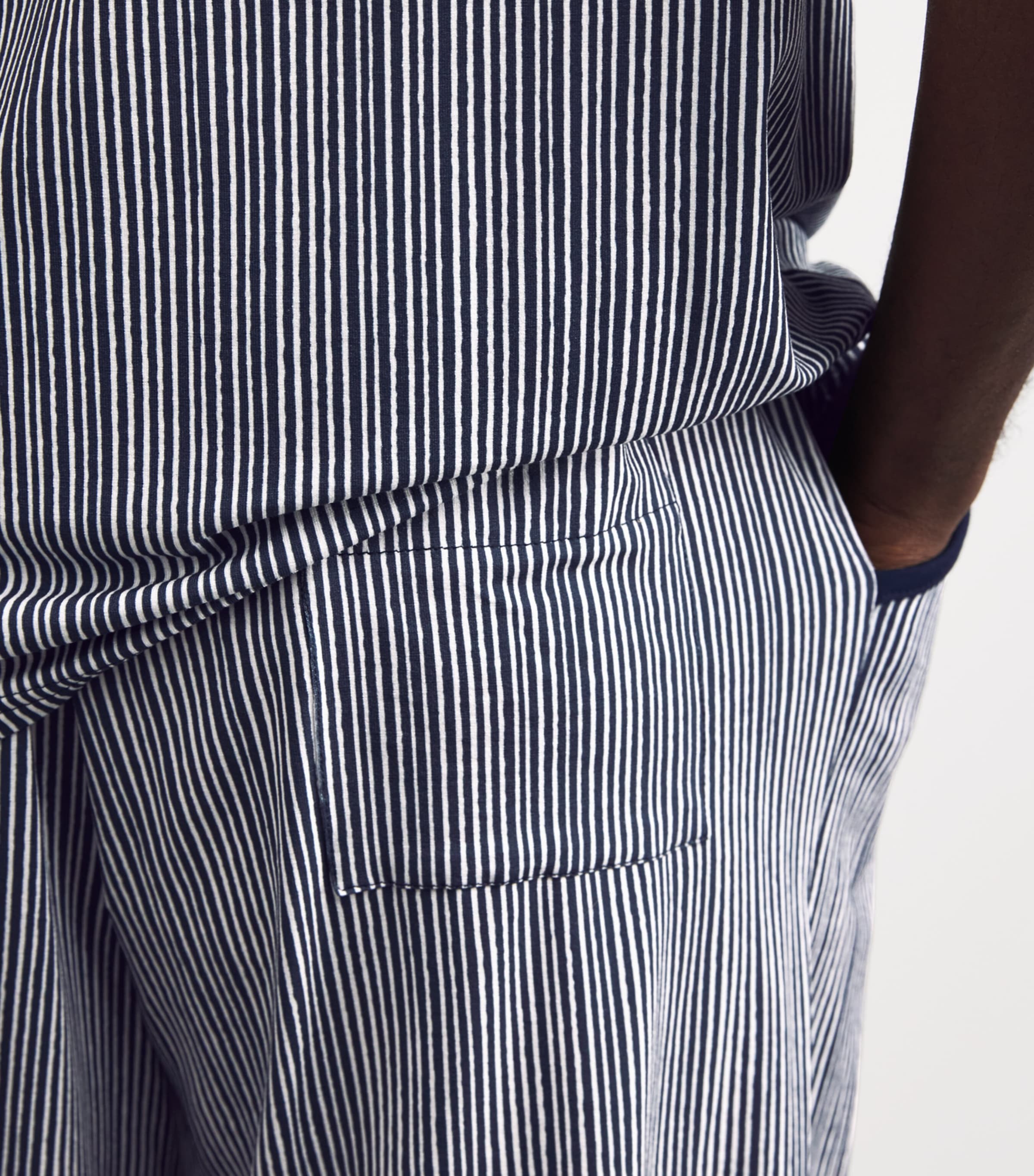 Stripe Pyjama Shorts AGN/ AGNES STRIPE Image 6