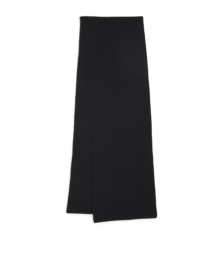 Cashmere Scarf BKAA BLACK Image 1