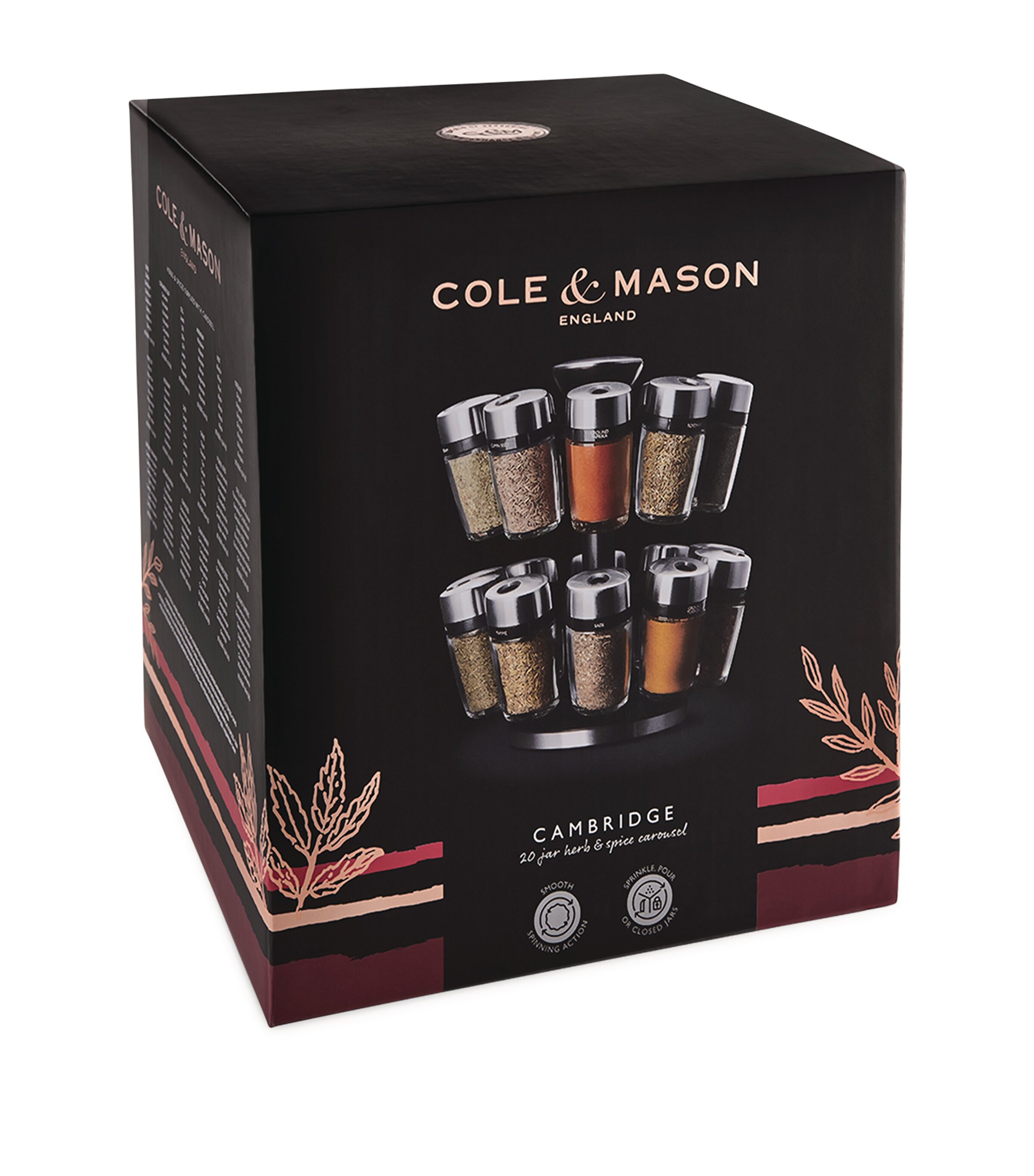 Cole & Mason Cambridge Herb and Spice Carousel Rack Image 4