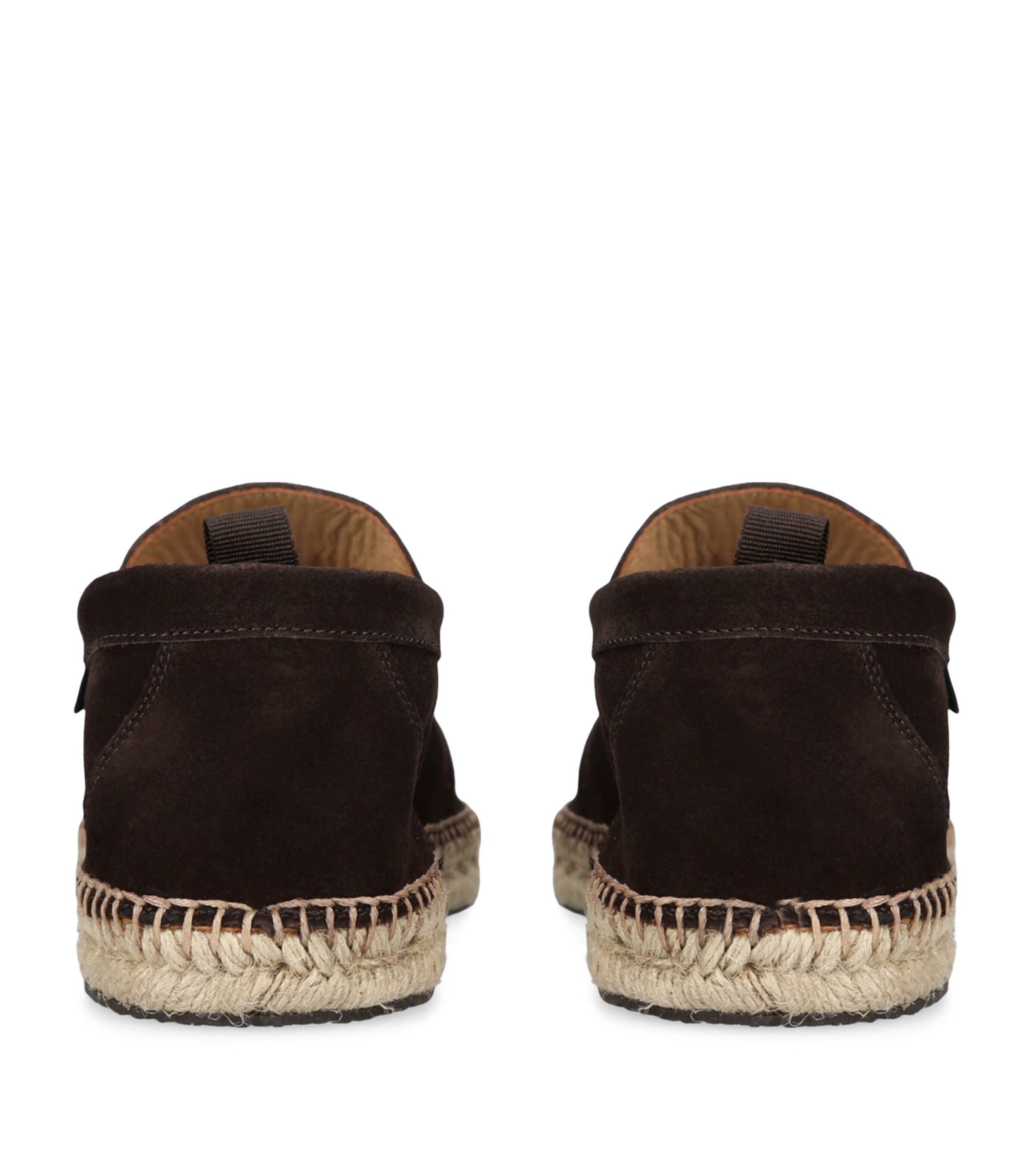 Suede Riviera Espadrille Loafers DARK BROWN Image 2
