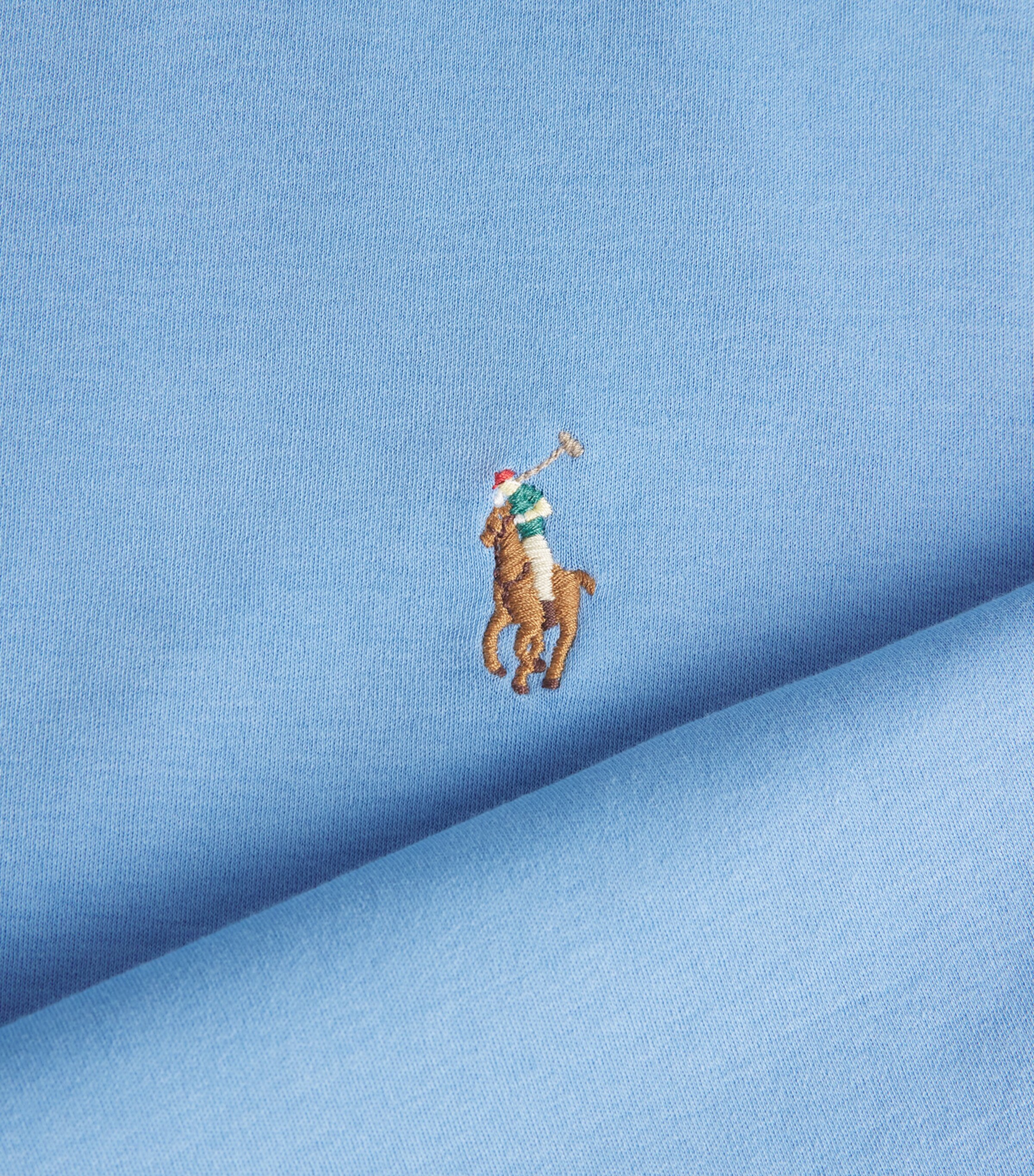 Pima Cotton Polo Pony T-Shirt SKY BLUE Image 5