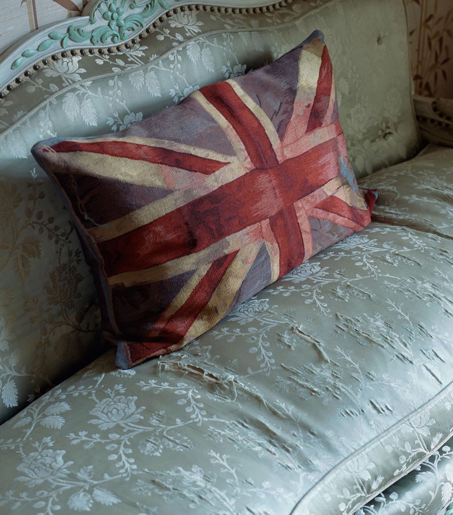 x Vivienne Westwood Union Jack Cushion (50cm x 75cm) RED Image 2
