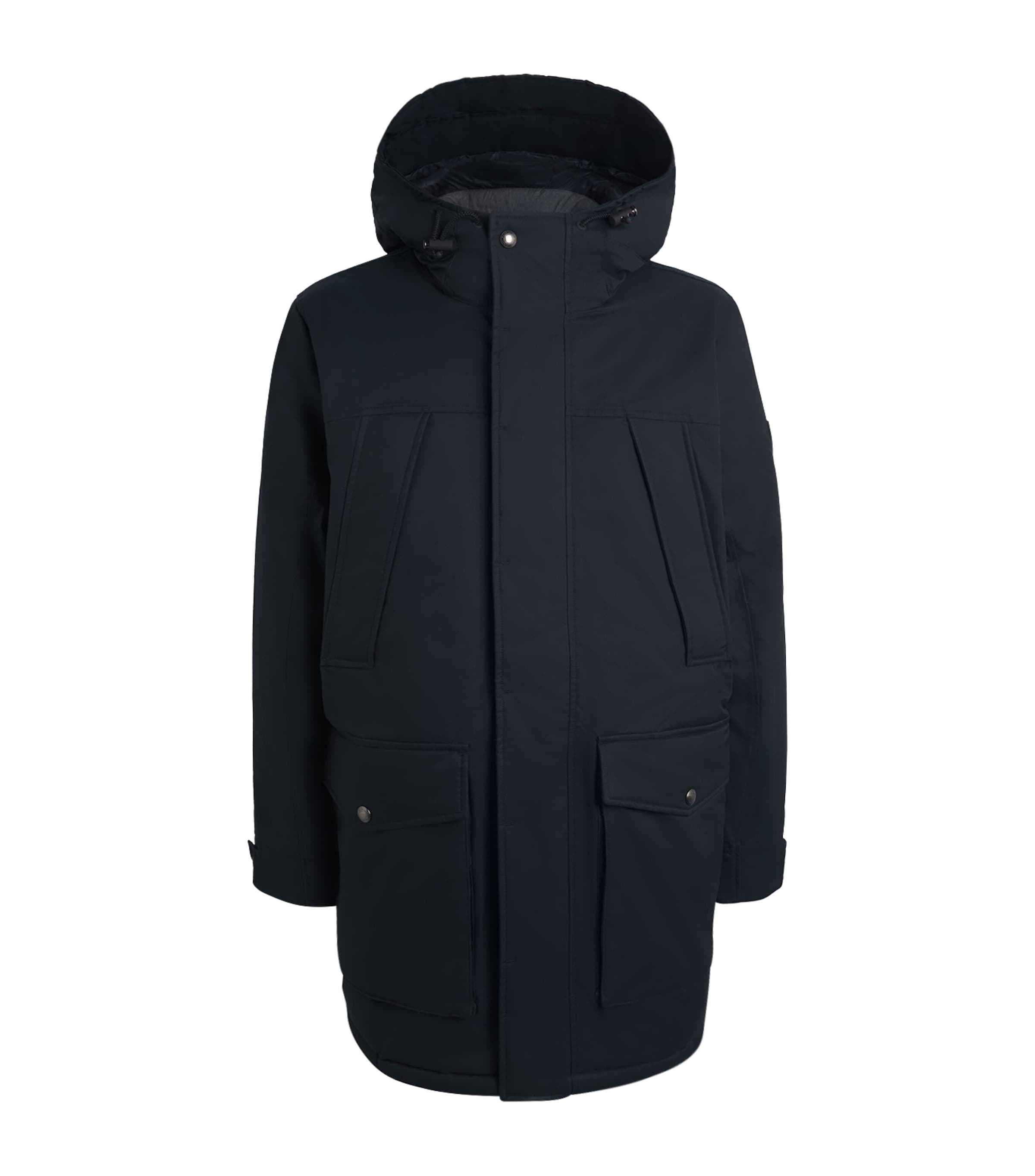 Polo Ralph Lauren Down-filled Lennox Parka Coat In Black