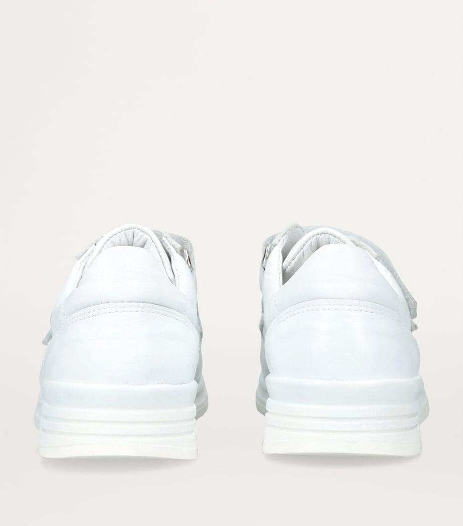 papouelli Leather Speedy Sneakers White Image 2