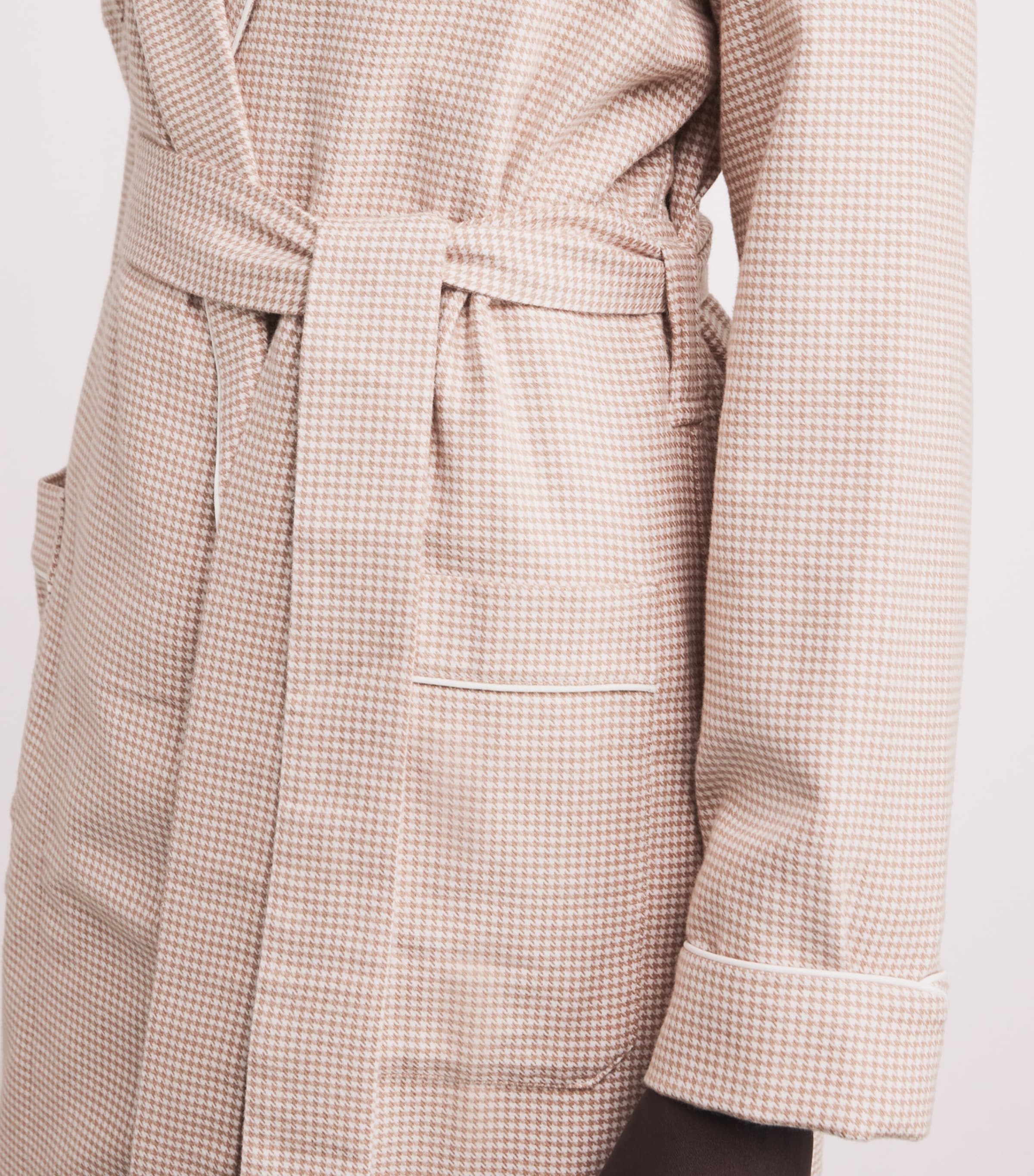 Brushed Cotton Kelburn Robe BEI/NEUTRAL Image 6