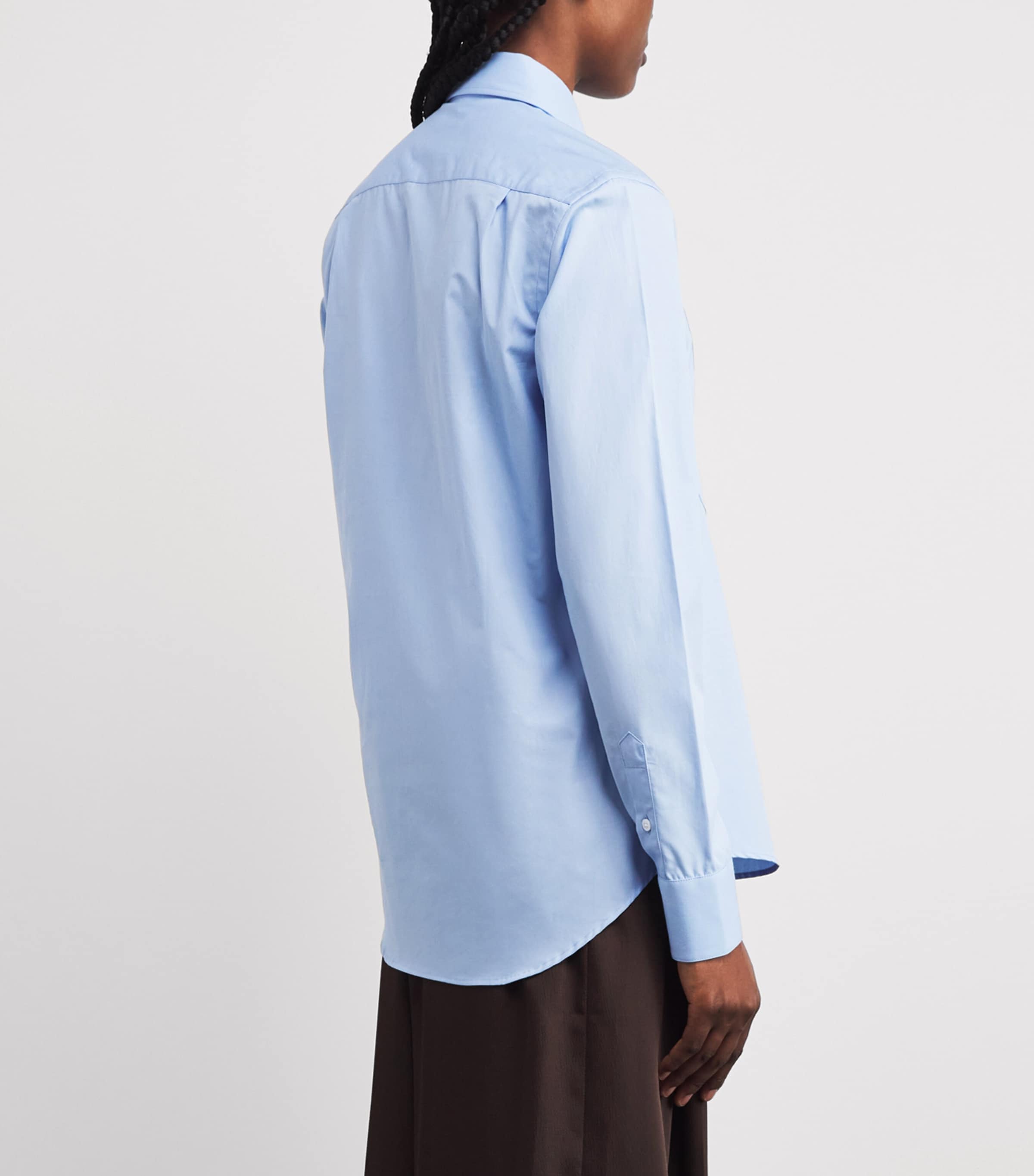Organic Cotton Dress Shirt SKY BLUE Image 4
