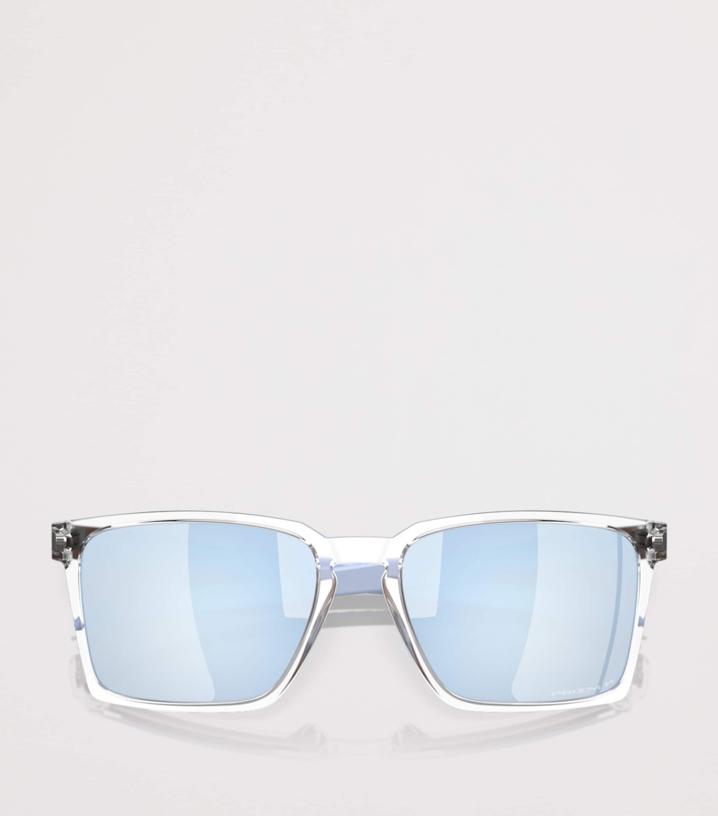 Oakley Exchange Sun Rectangle Sunglasses Clear Image 6