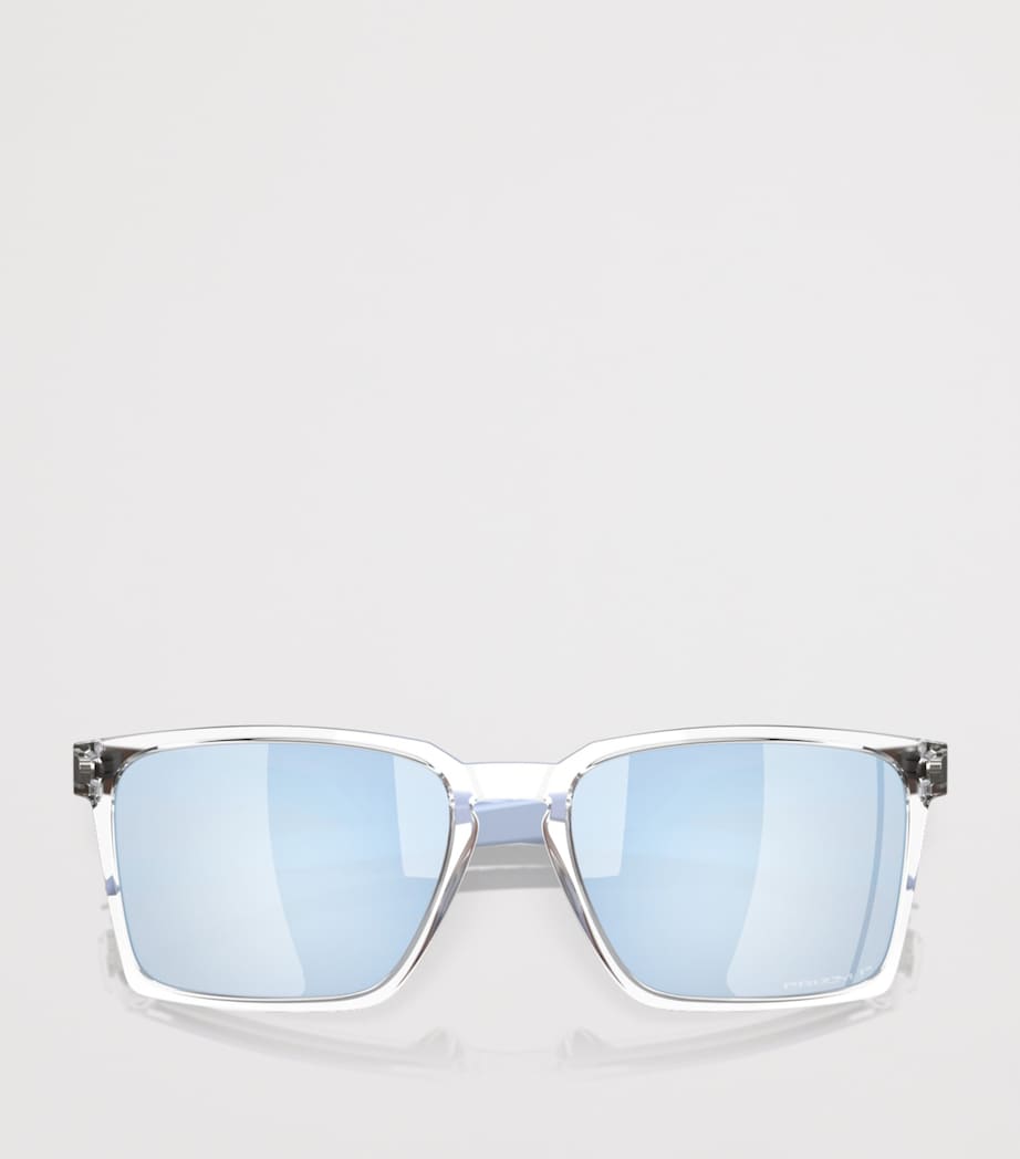 Oakley Exchange Sun Rectangle Sunglasses Clear Image 6