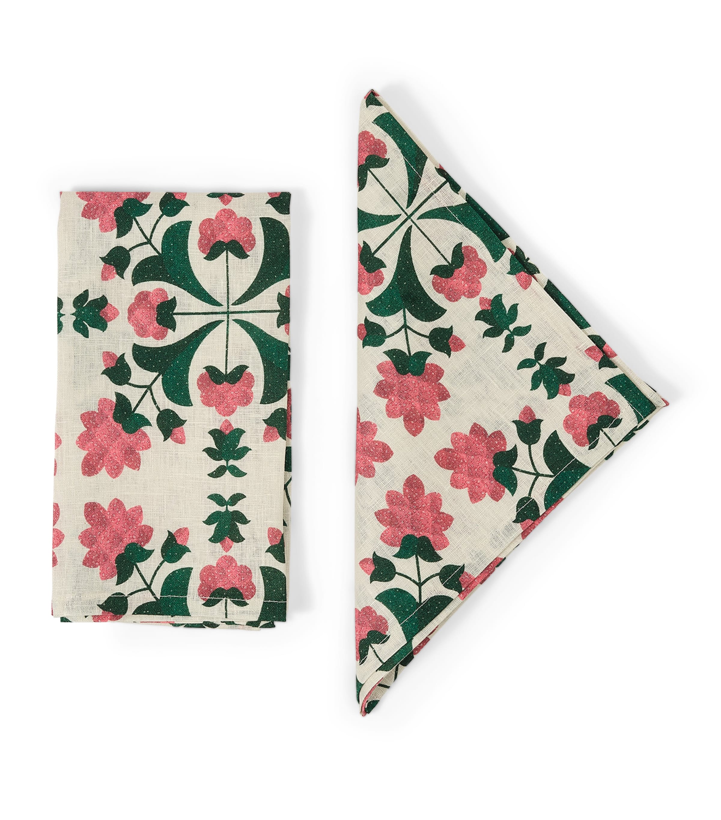 Cabana Magazine Set Of 4 Linen Garda Napkins