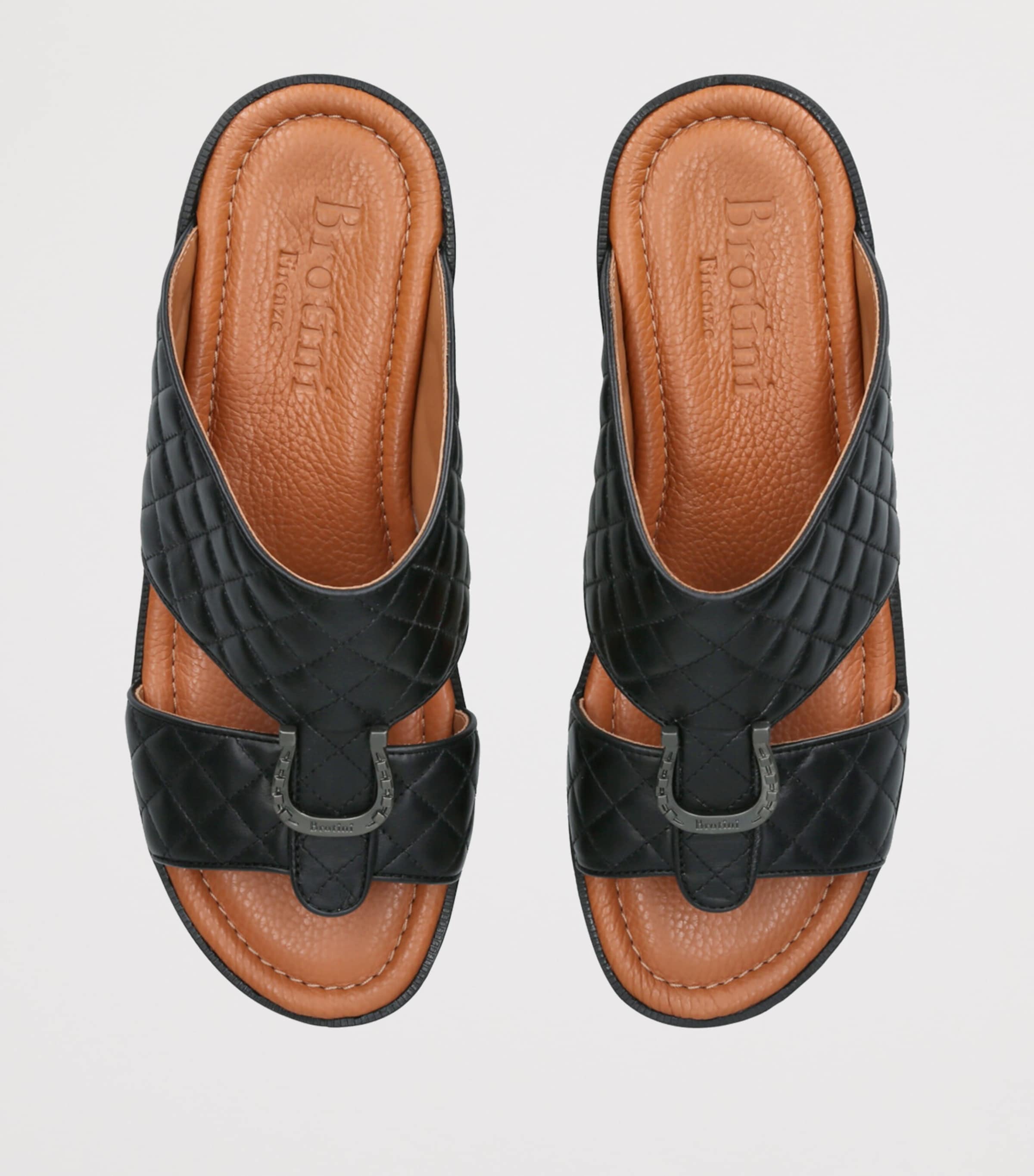 Brotini Leather Mastro Sandals Black Image 4