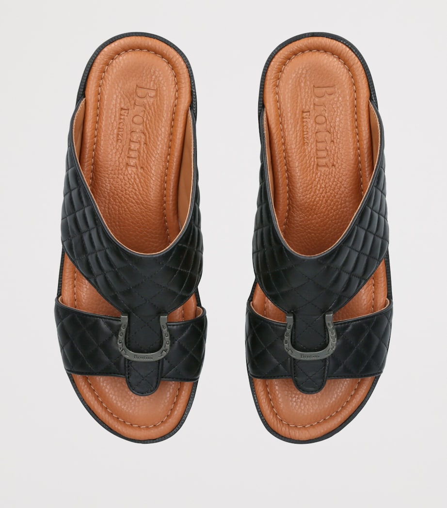 Brotini Leather Mastro Sandals Black Image 4