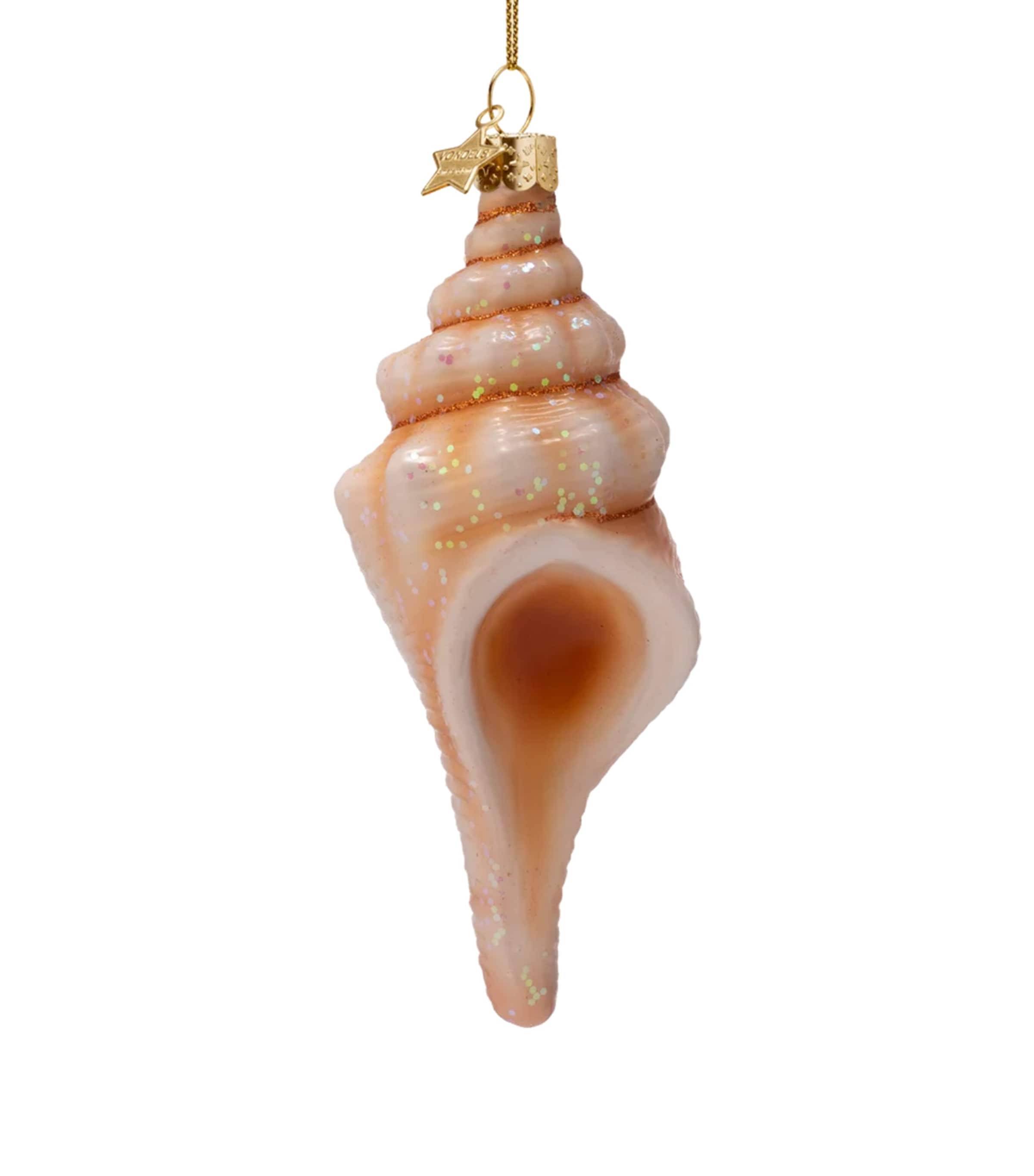 Harrods Conch Shell Tree Decoration White Image 2