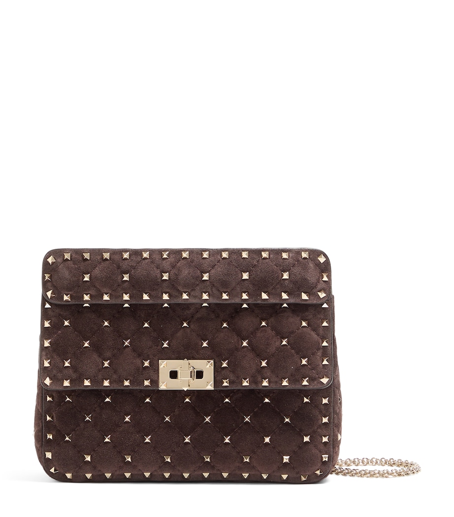 Valentino Garavani Medium Leather Rockstud Spike Top-Handle Bag Image 1