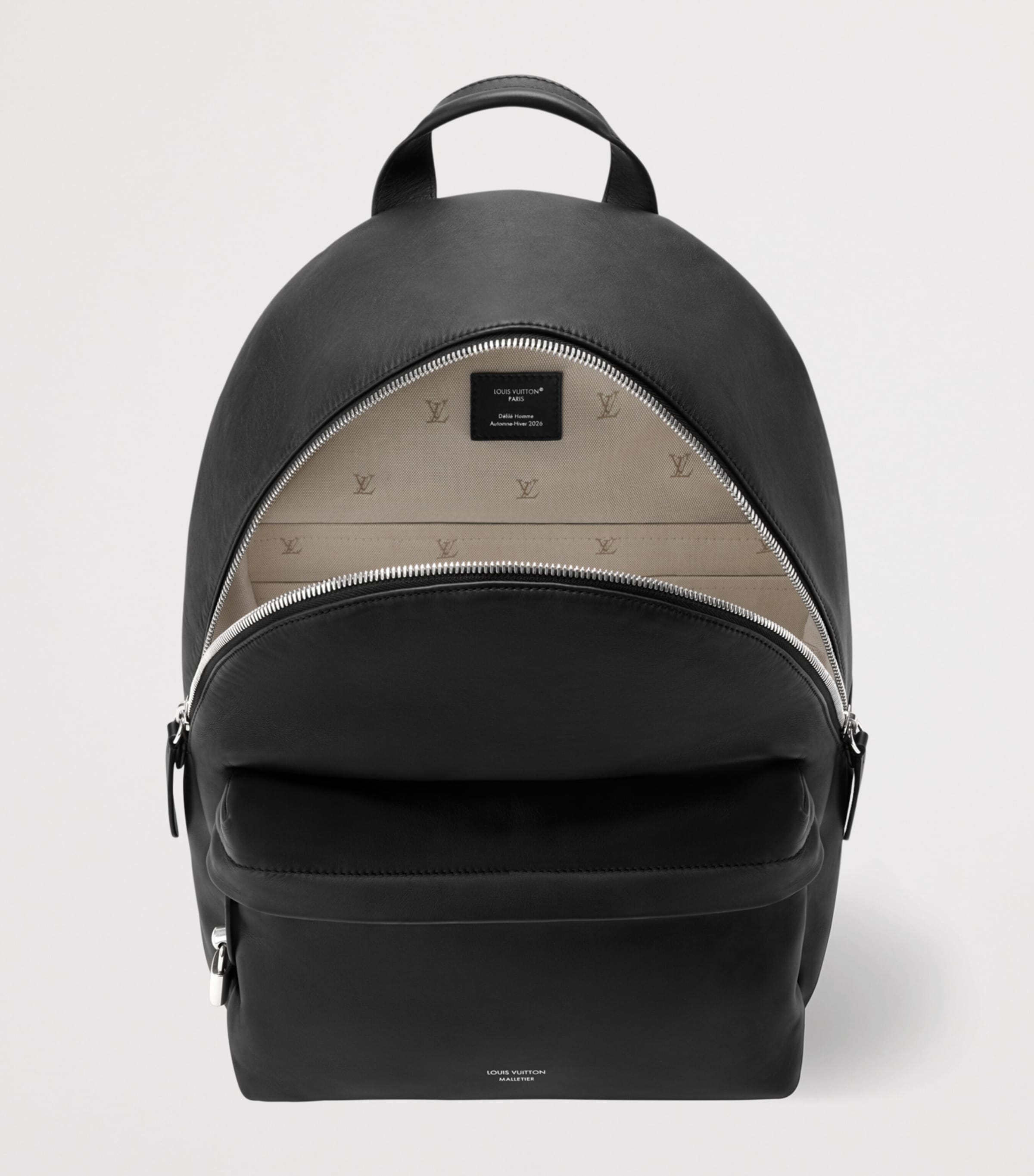 LOUIS VUITTON Black Calfskin Track MM Backpack | Harrods UK