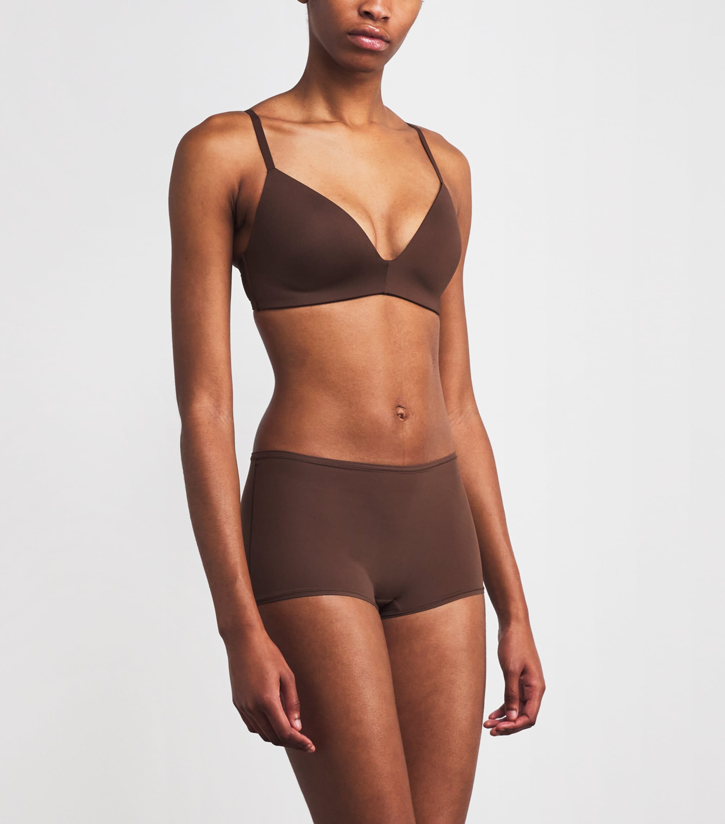 Wireless T-Shirt Bra COCOA Image 2