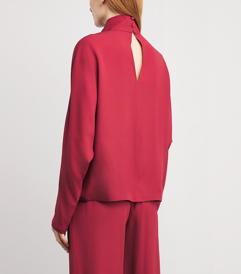 Crepe Buick Blouse MULBERRY Image 4