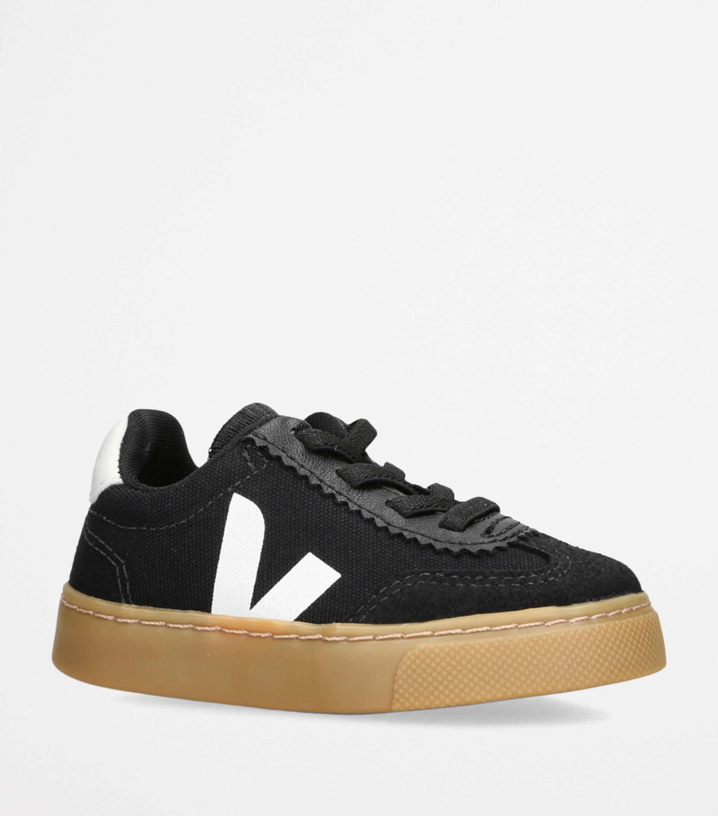 Canvas Volley Sneakers BLACK Image 3