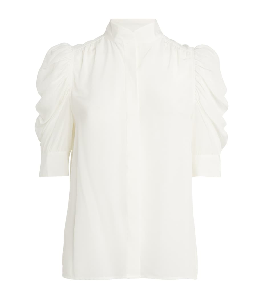 Silk Gillian Blouse OFF WHITE Image 1