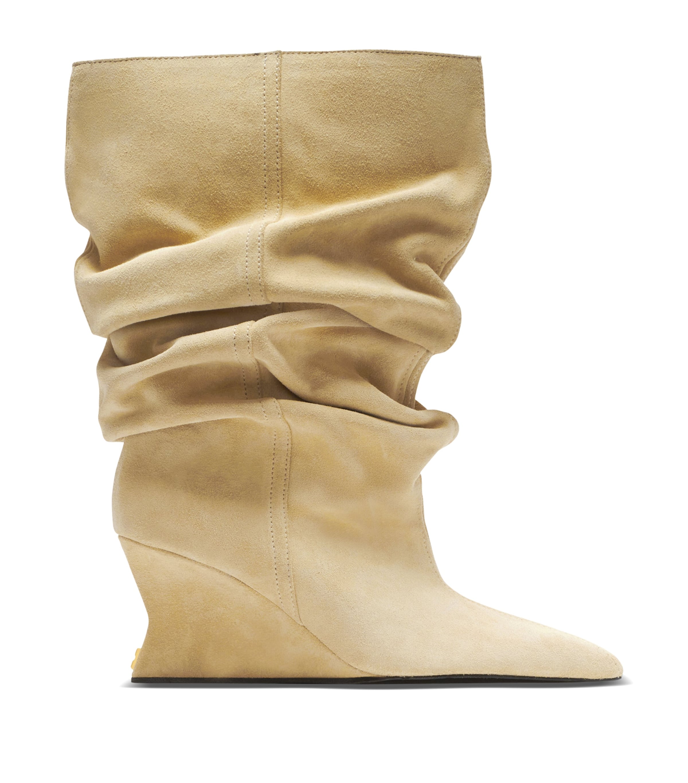 Suede Wedge Ankle Boots 60 8BW 8BW BEIGE Image 1