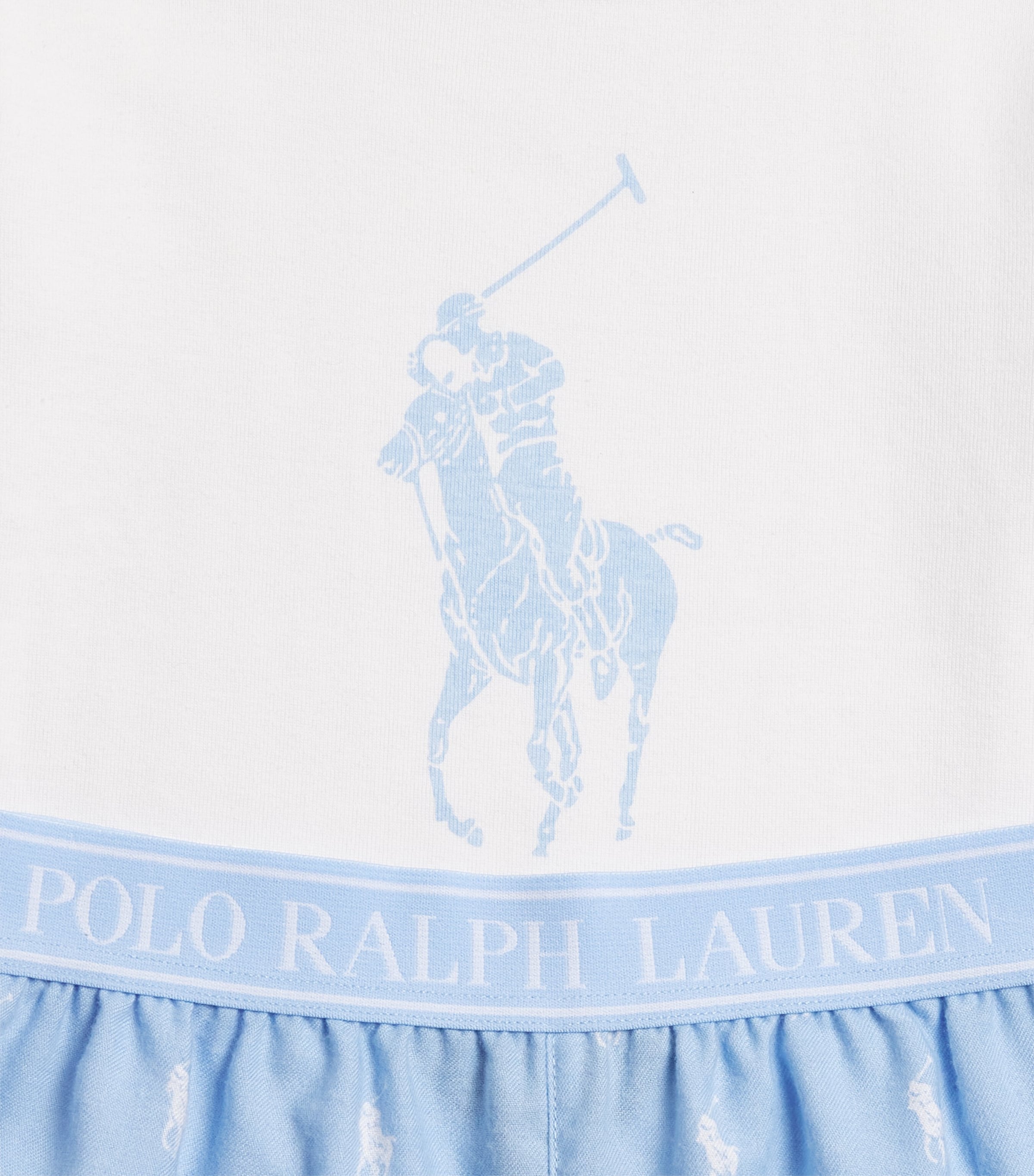 Cotton T-Shirt and Shorts Pyjama Set (8-14 Years) ELITE BLUE Image 3