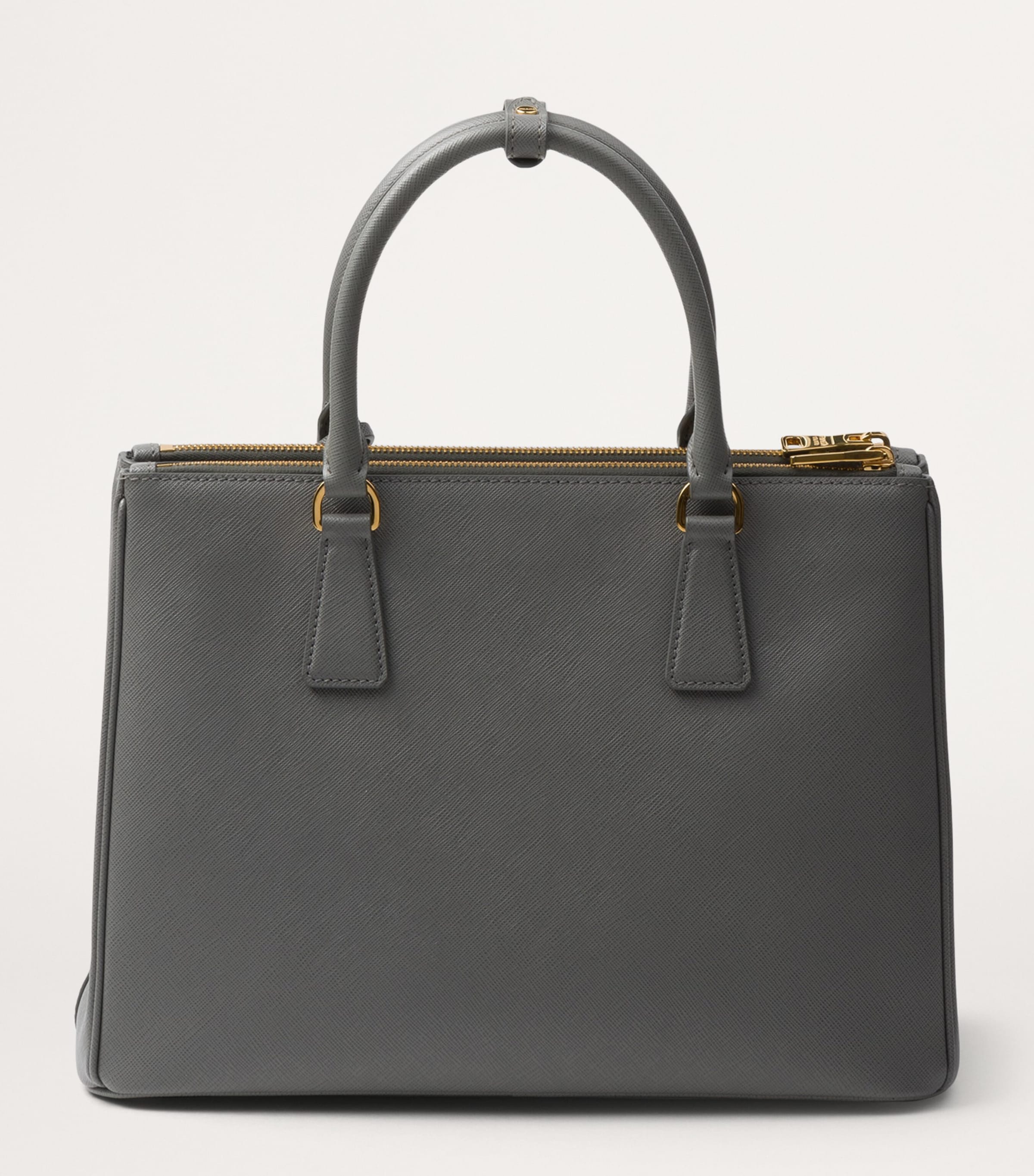 Large Saffiano Leather Galleria Top-Handle Bag F0480 Image 4