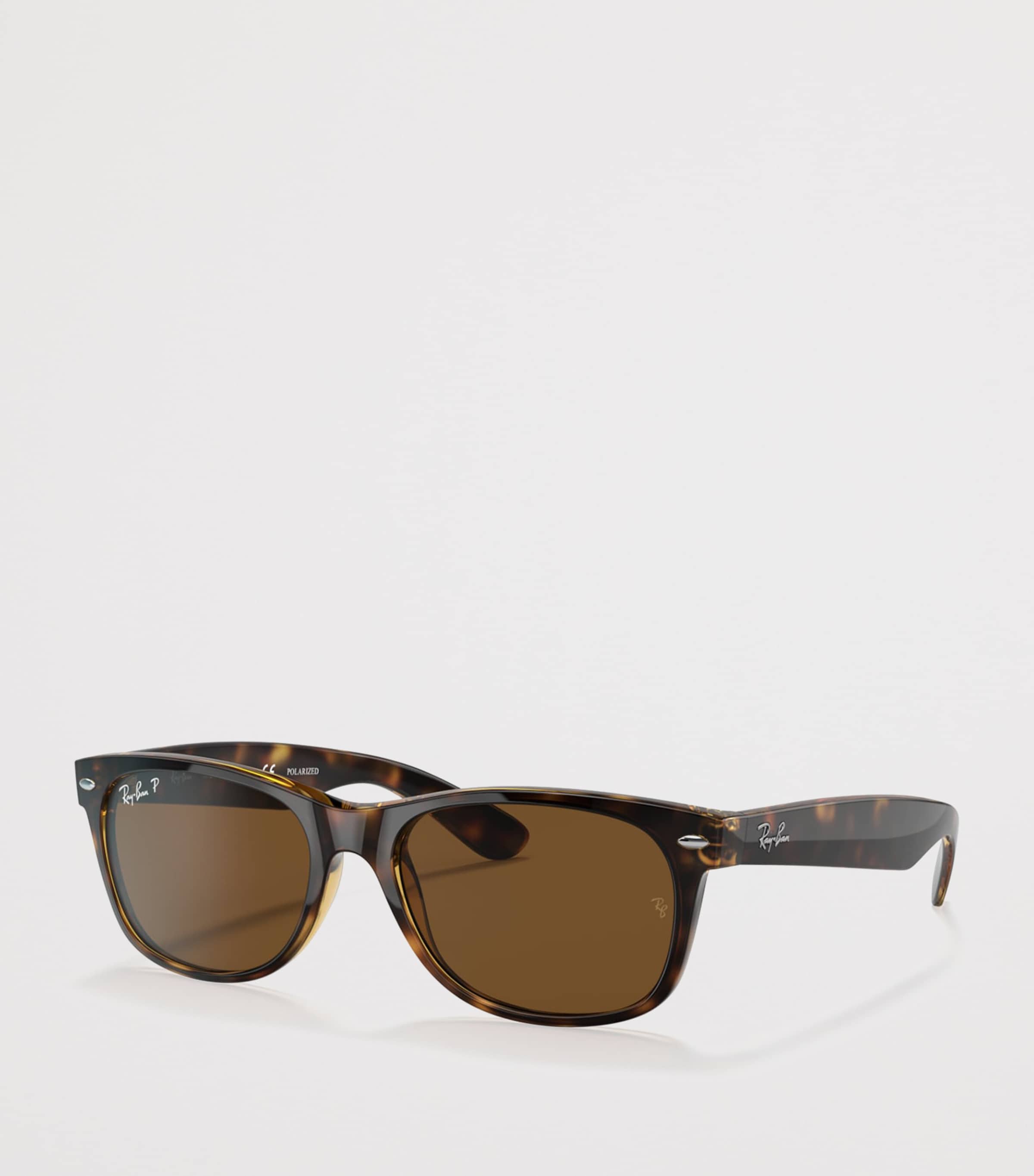 Ray-Ban Square Wayfarer Sunglasses Brown Image 4