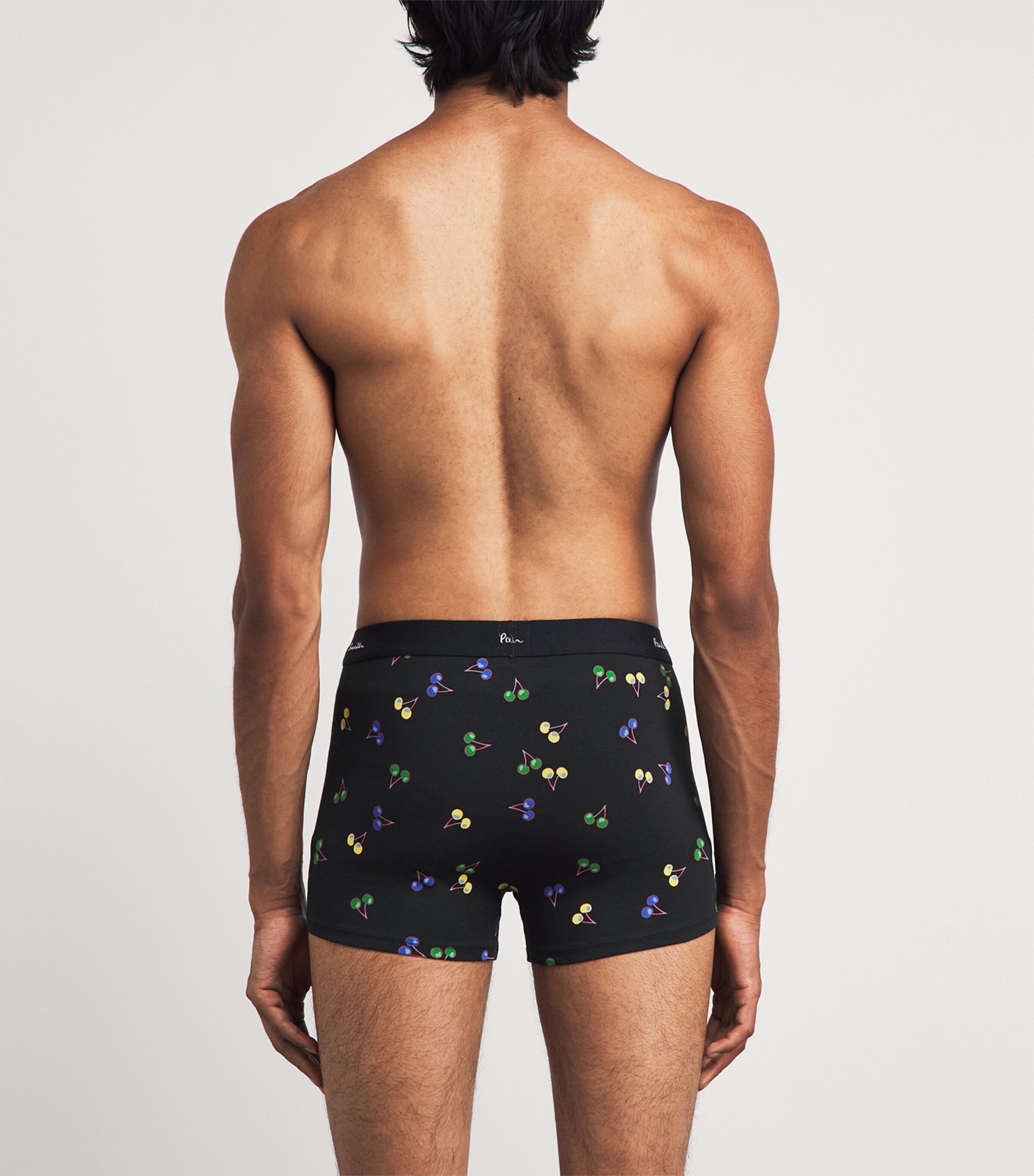 Paul Smith Mens Stretch-Organic Cotton Trunks (Pack of 3) Plate Image 3