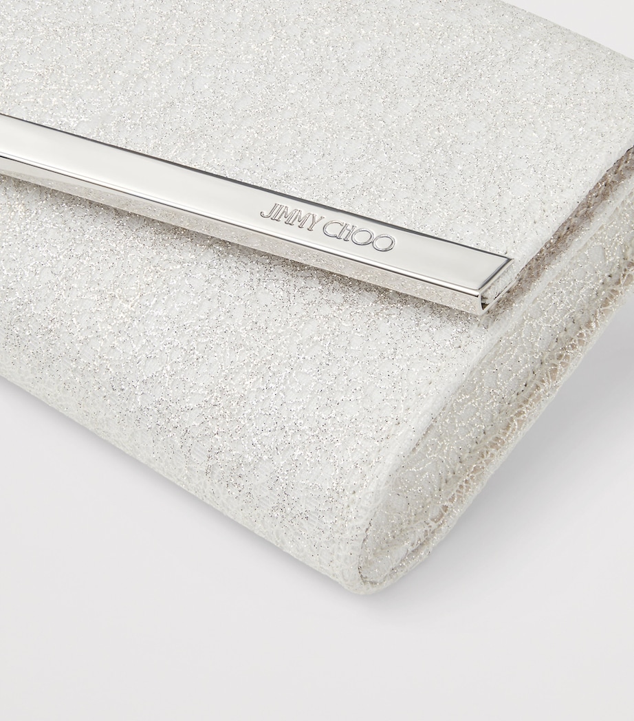 Jimmy Choo Emmie Clutch Bag Ivory/silver Image 6