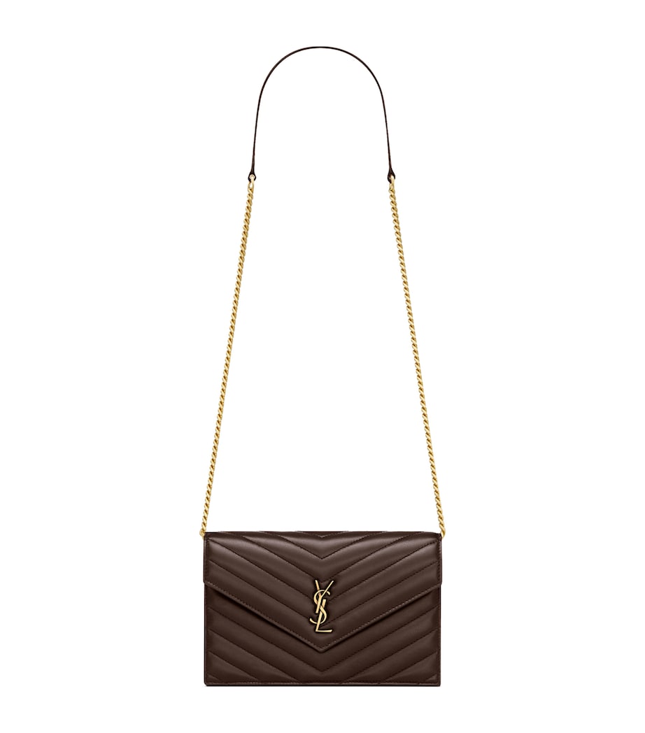 Saint Laurent Cassandre Envelope Chain Wallet Image 1