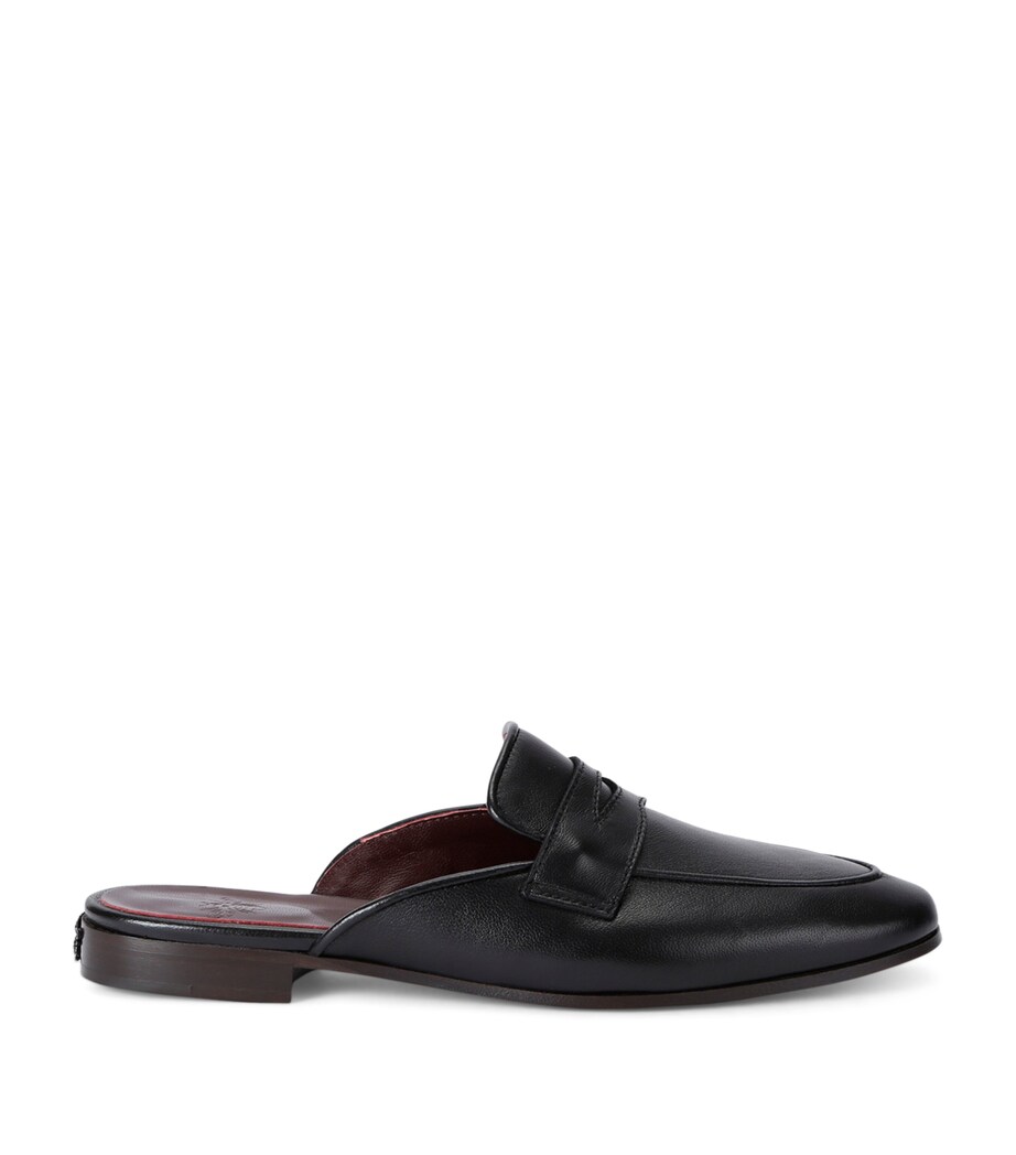 Bougeotte Leather Mules Black Image 1
