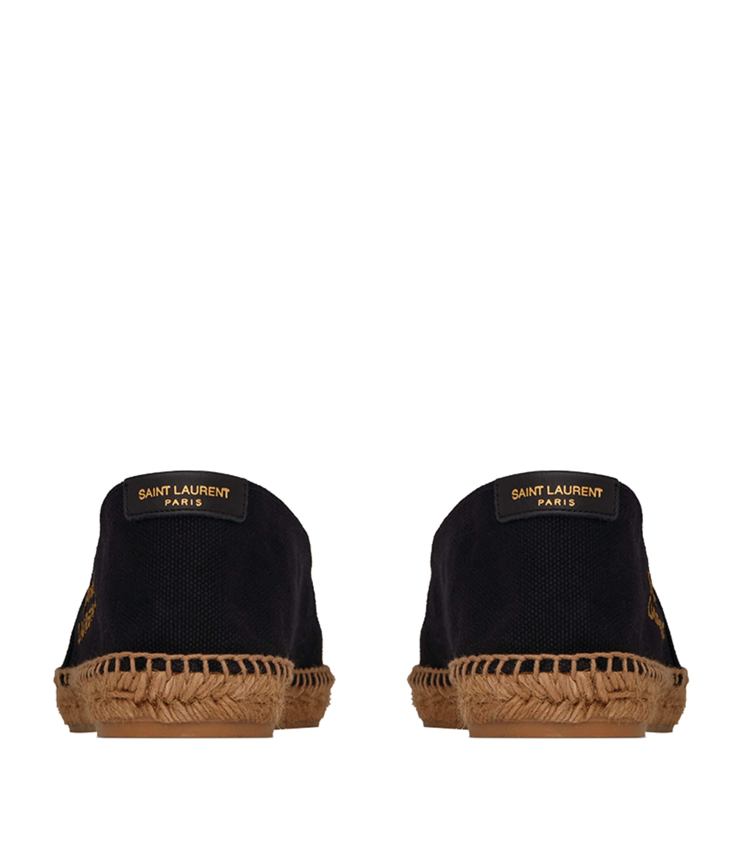 Saint Laurent Embroidered Logo Espadrilles Image 2