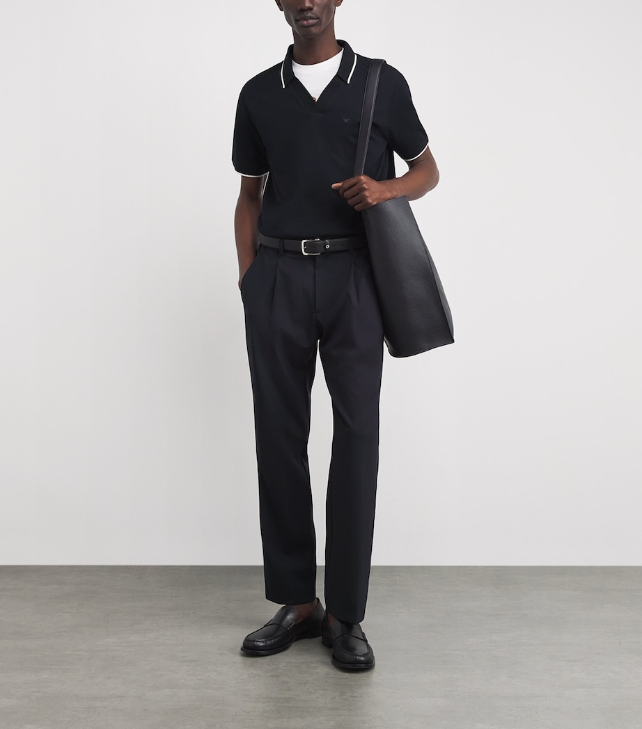 Cotton Logo Polo Shirt UB118 Image 2