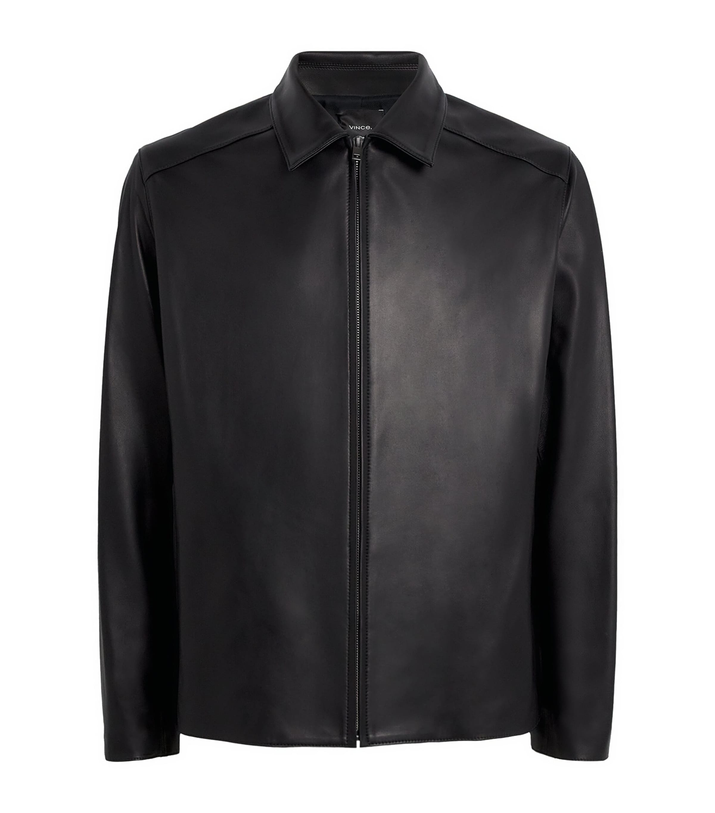 Vince Collared Long Sleeves Smooth Finish Jackets In Brown
