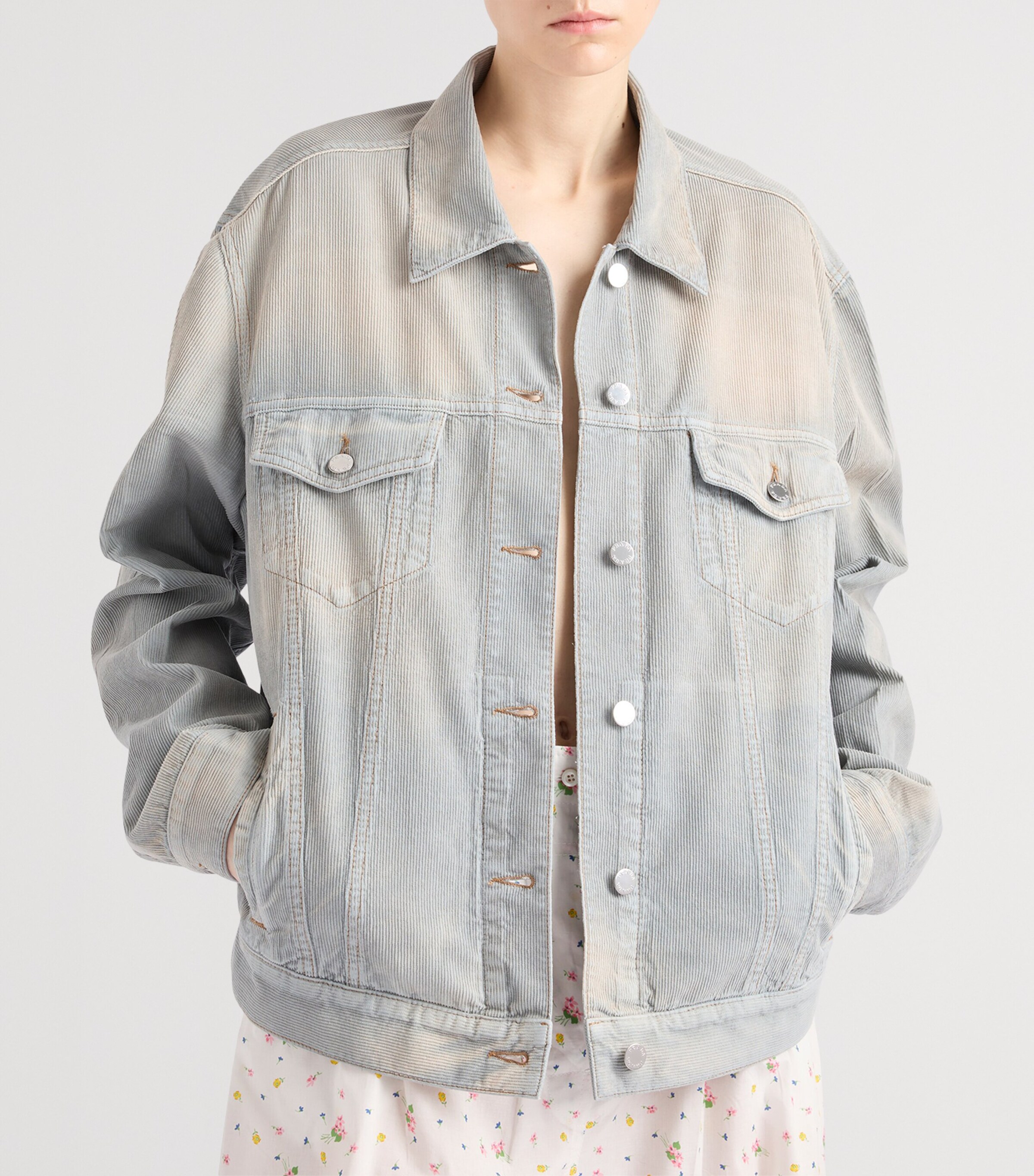 Relaxed Cordoroy Jacket F0V3N Image 3