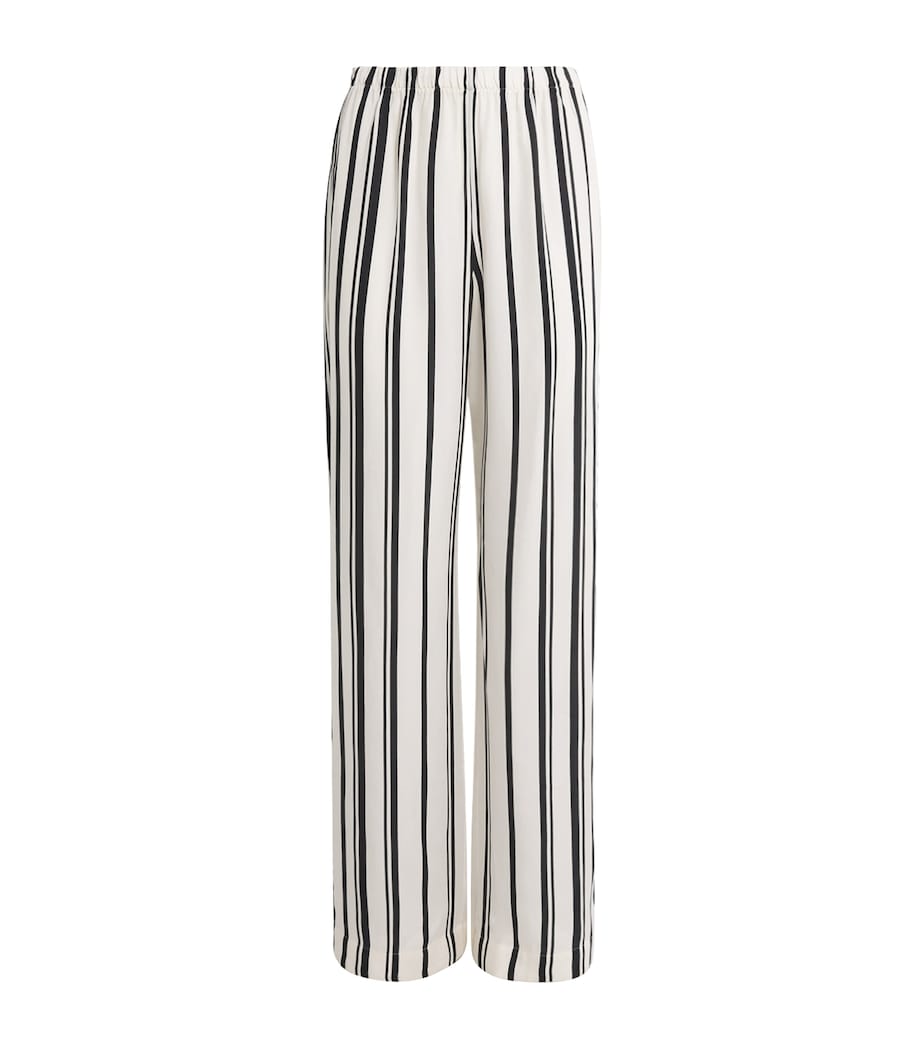 Satin Stripe Elain Trousers PRINT Image 1