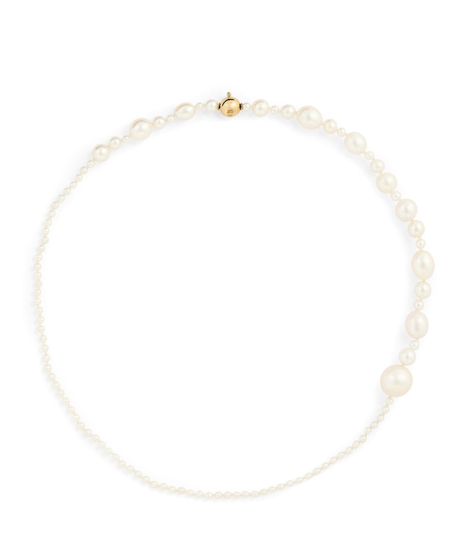 Yellow Gold and Pearl Peggy Necklace YELLOW GOLD Image 1