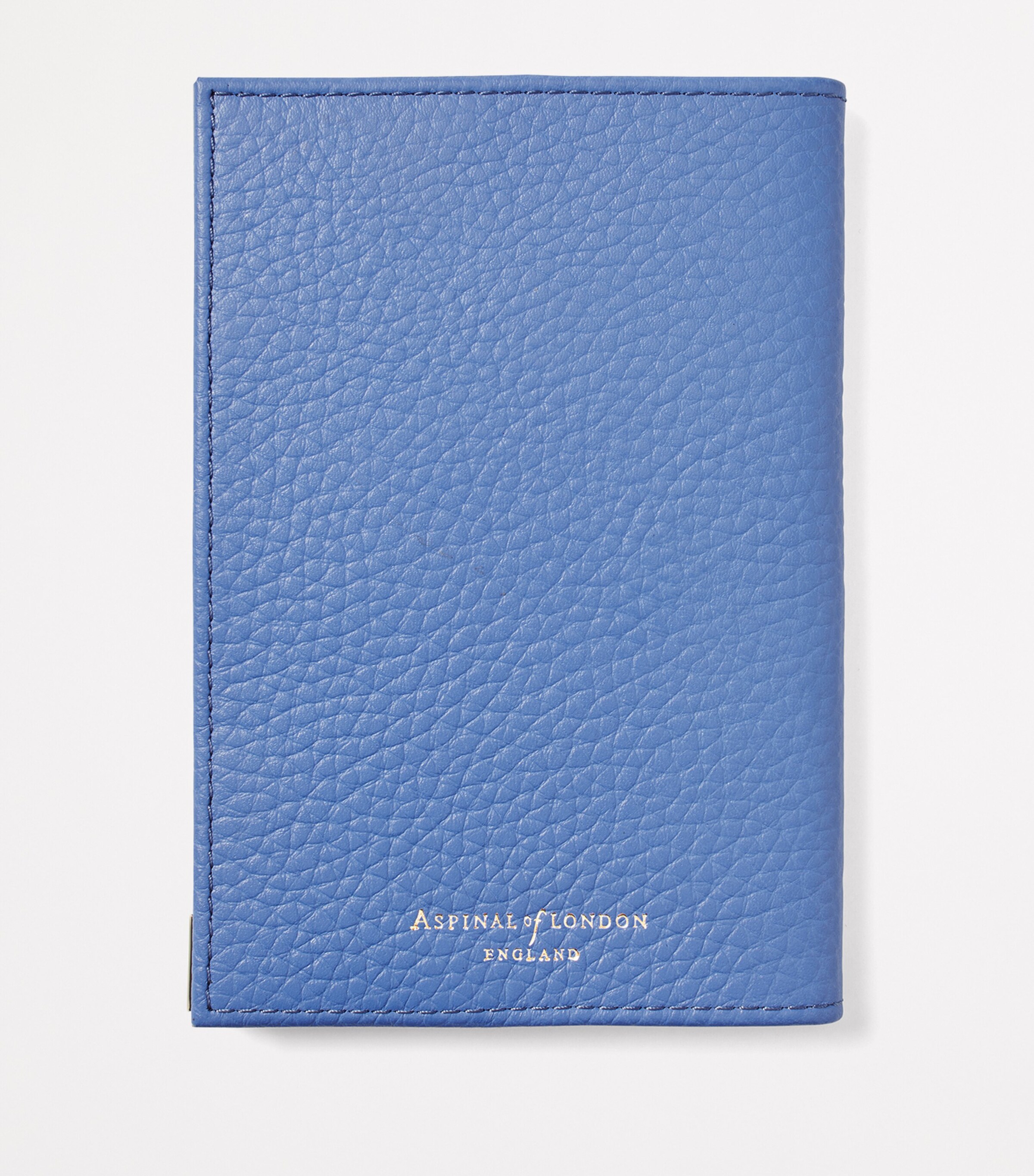 Aspinal Of London Leather Passport Cover Capri Blue Image 2