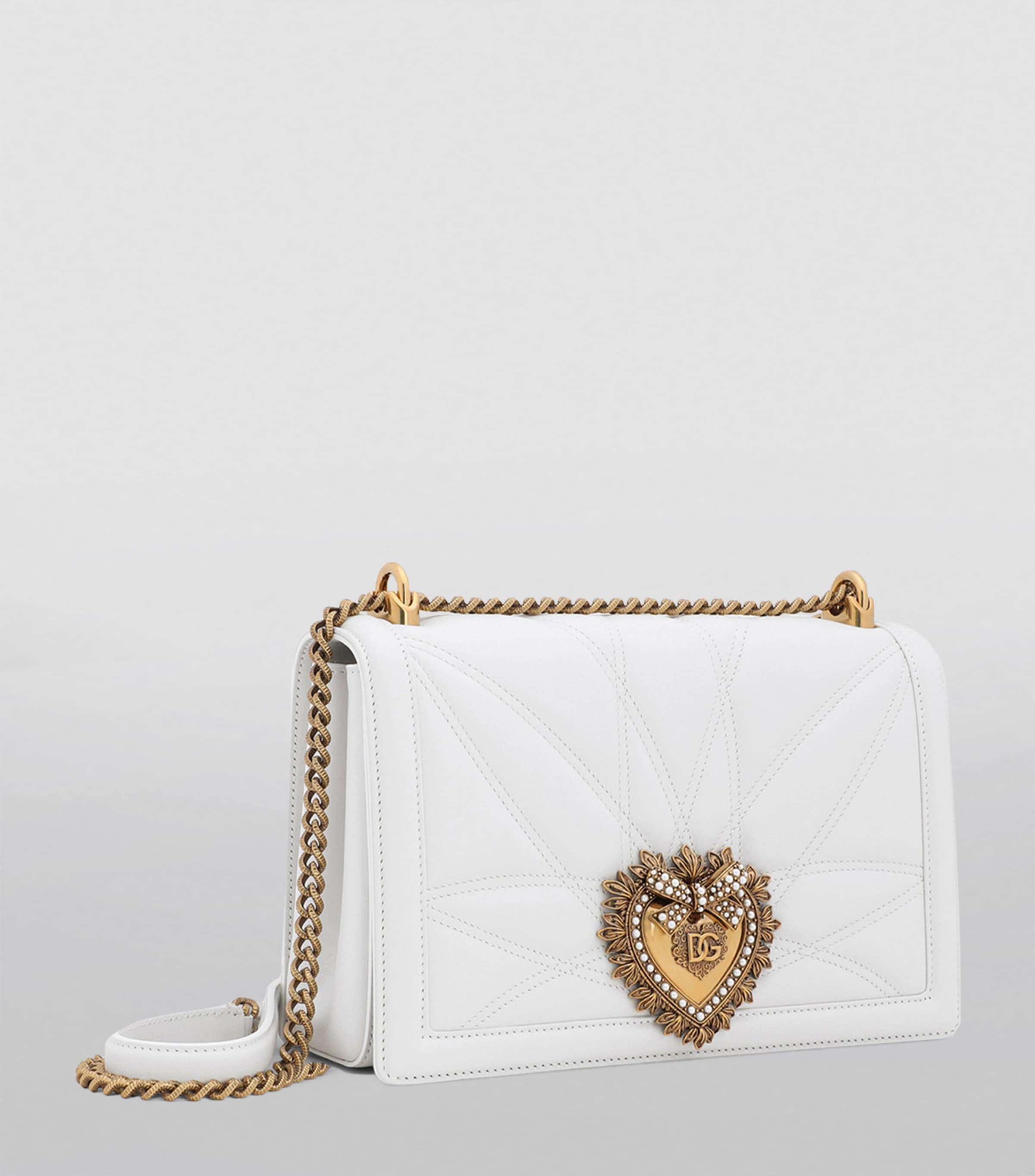 Large Devotion Cross-Body Bag 80002-OPTICAL WHITE Image 3