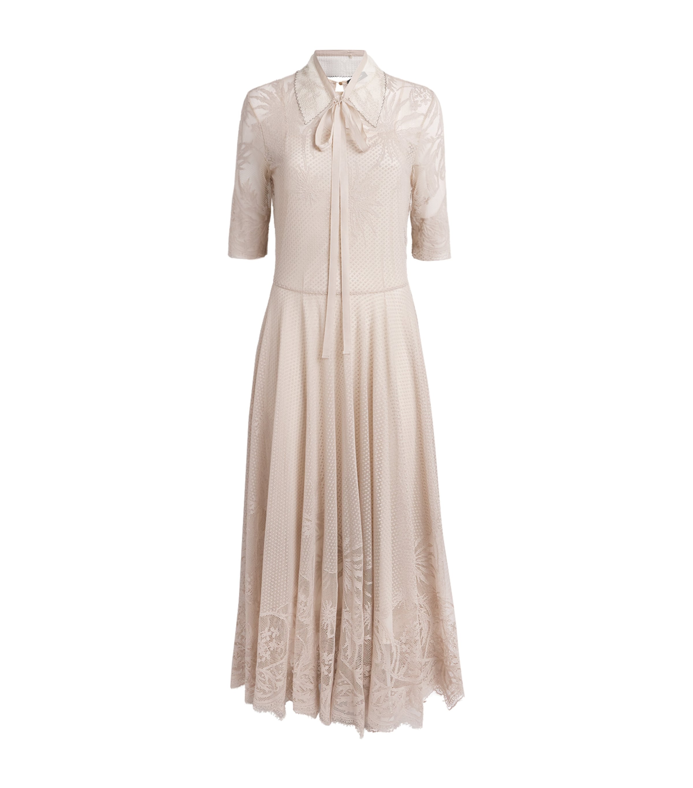Fabiana Filippi Womens Lace Jacquard Midi Dress Casha Image 1