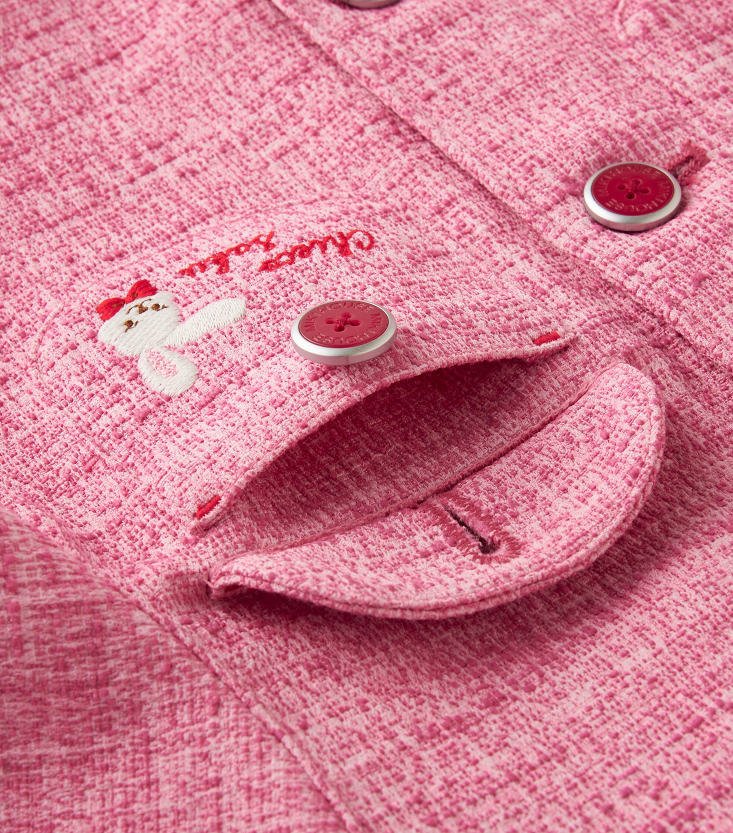 Tweed Embroidered Chieco Cardigan (2-7 Years) 8 Image 5