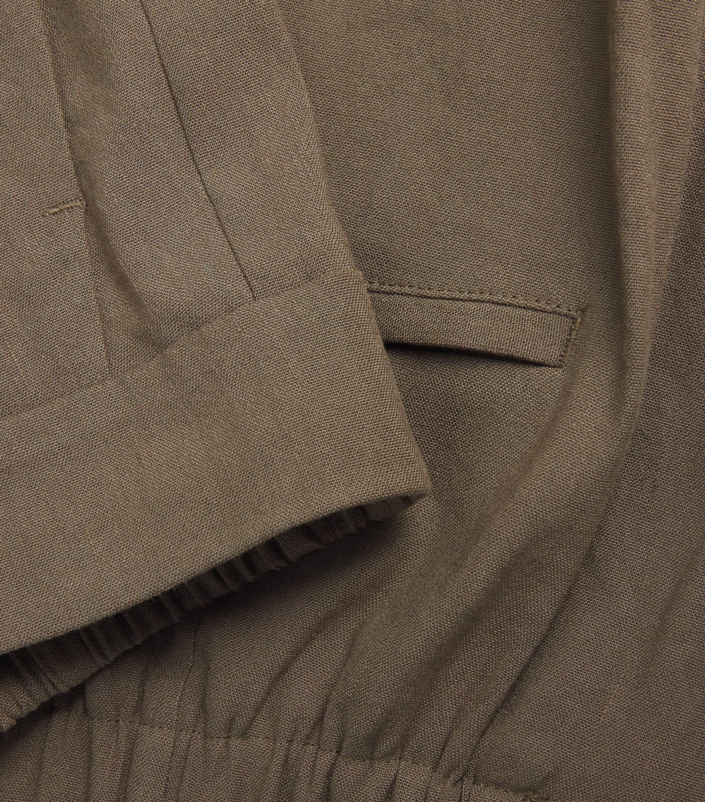 Linen-Blend High-Rise Trousers 309MSS Image 5