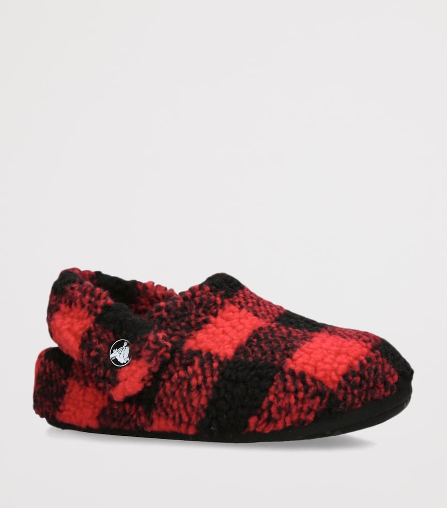 Check Classic Cozzzy Slippers BLK/RED Image 3
