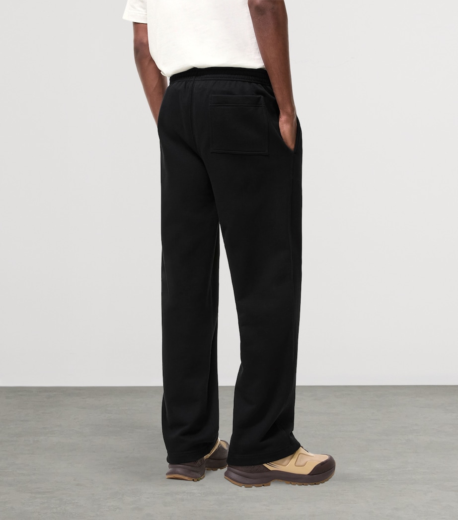 Burberry Mens Cotton EKD Track Pants Black Image 3