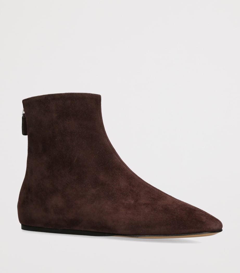 Le Monde Beryl Suede Luna Boots Dark Brown Image 3
