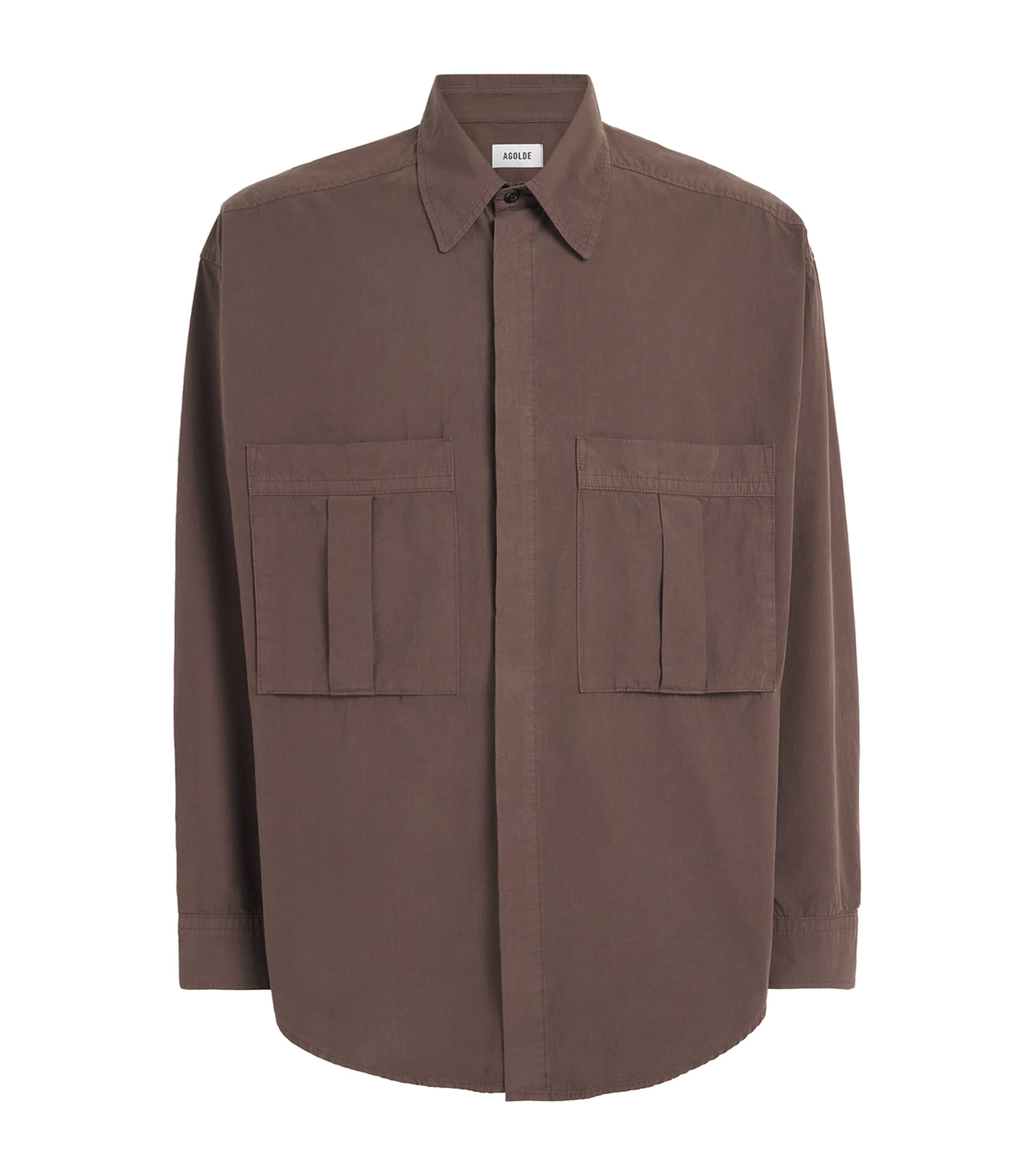AGOLDE Mens Organic Cotton Clark Shirt Bttr Image 1