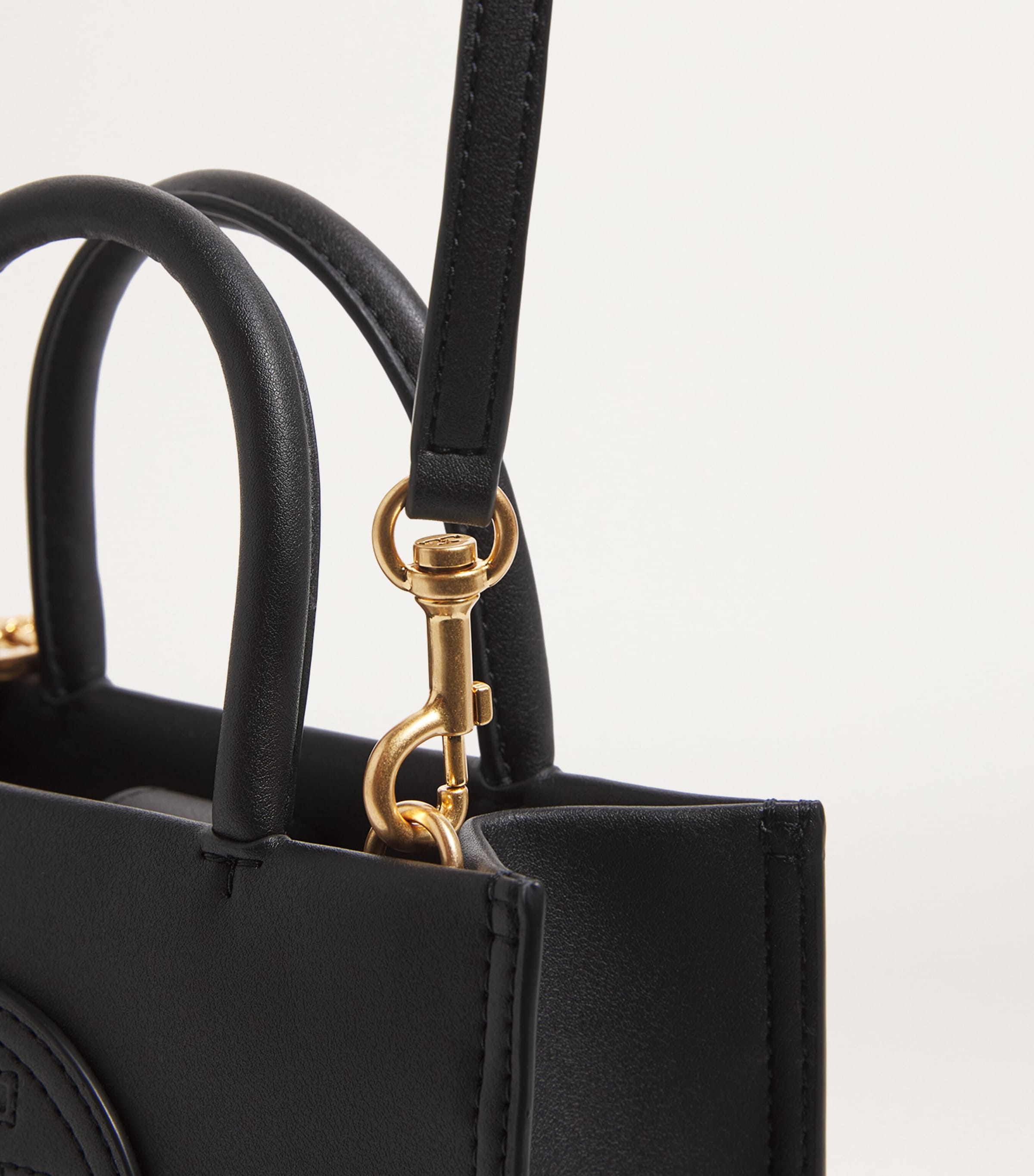 Tory Burch Black Mini Ella Tote Bag | Harrods US