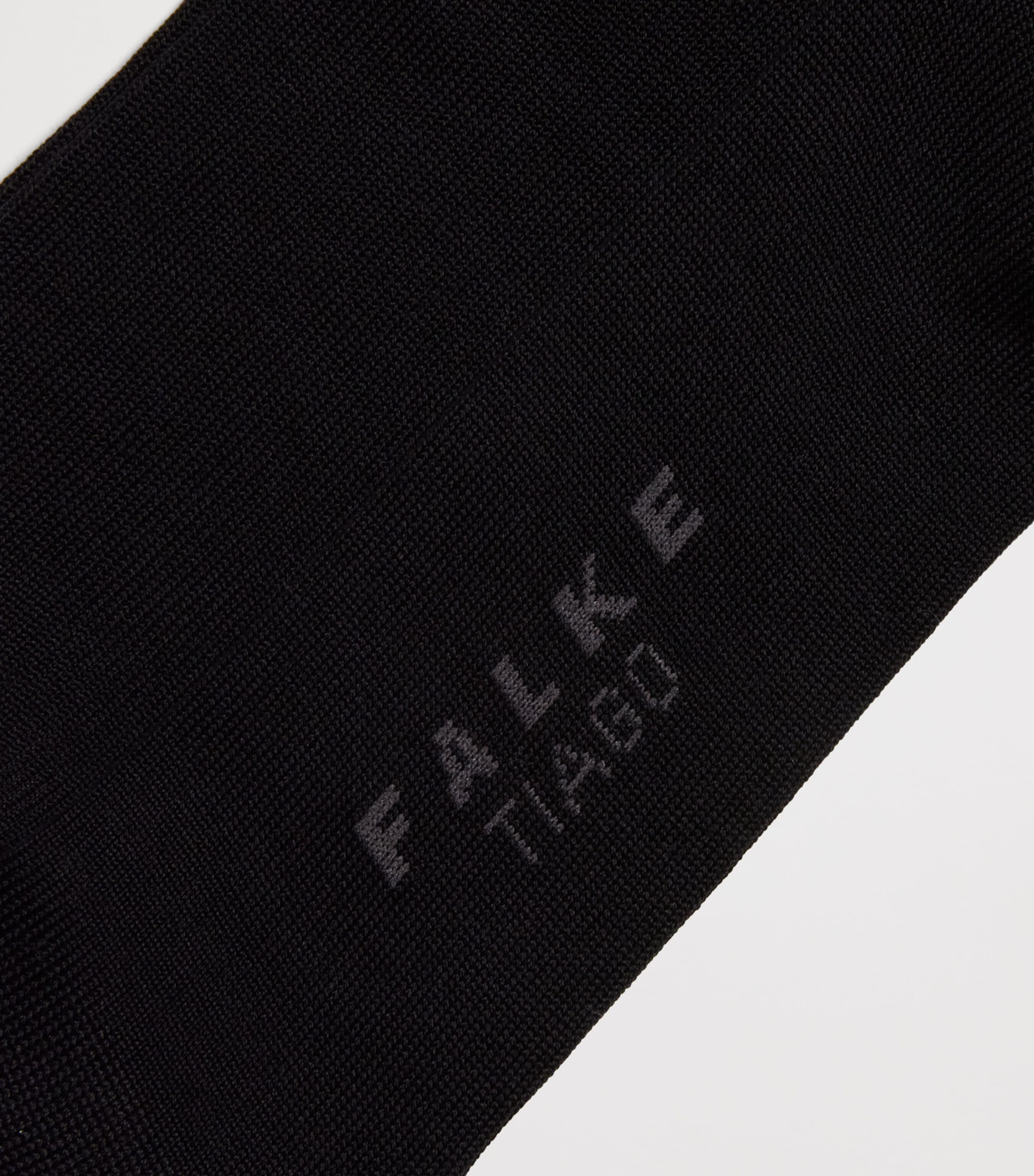 Falke Mens Long Tiago Socks Black Image 2