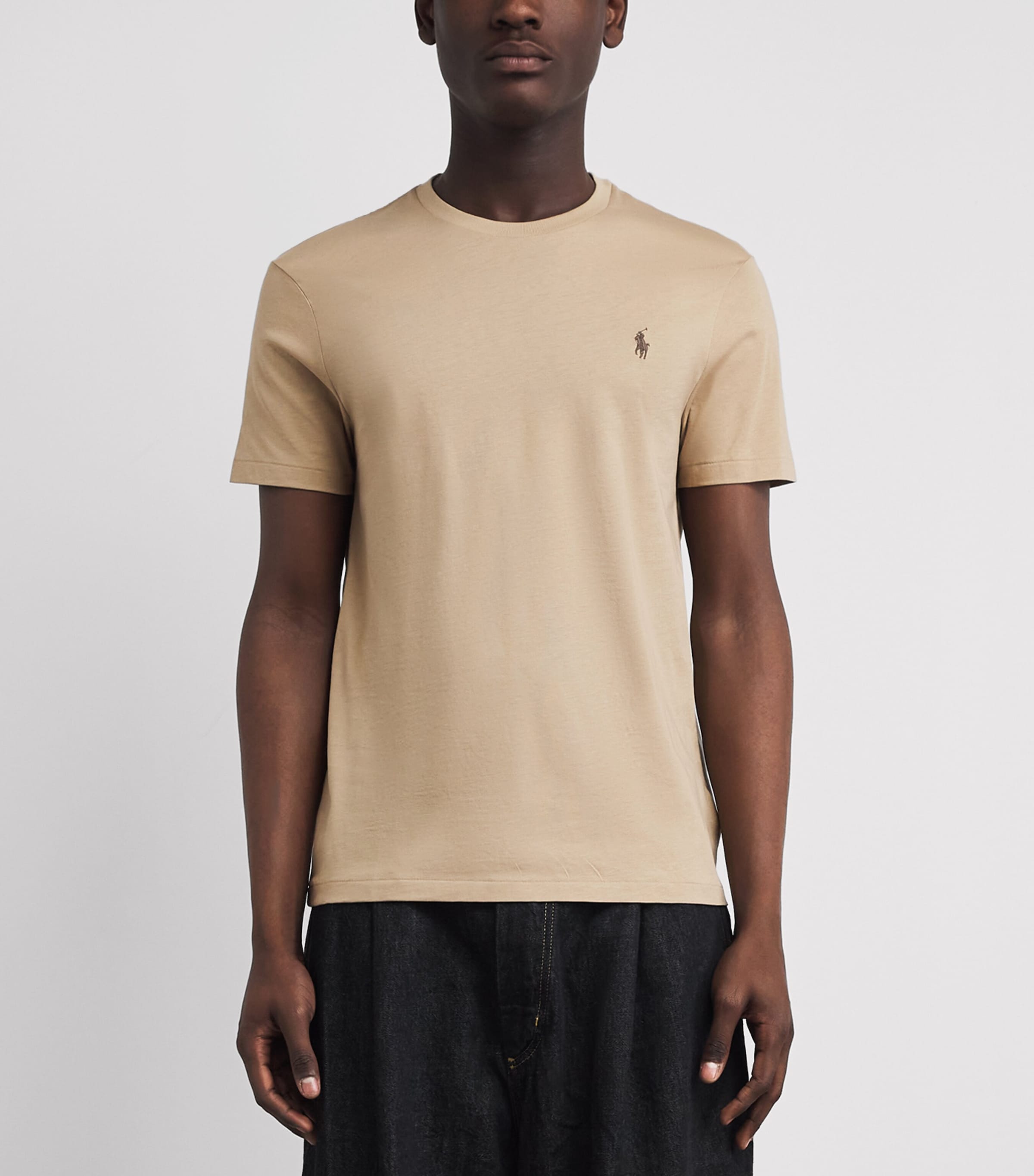 Polo Ralph Lauren Mens Cotton Custom-Fit Polo Pony T-Shirt Vintage Image 4